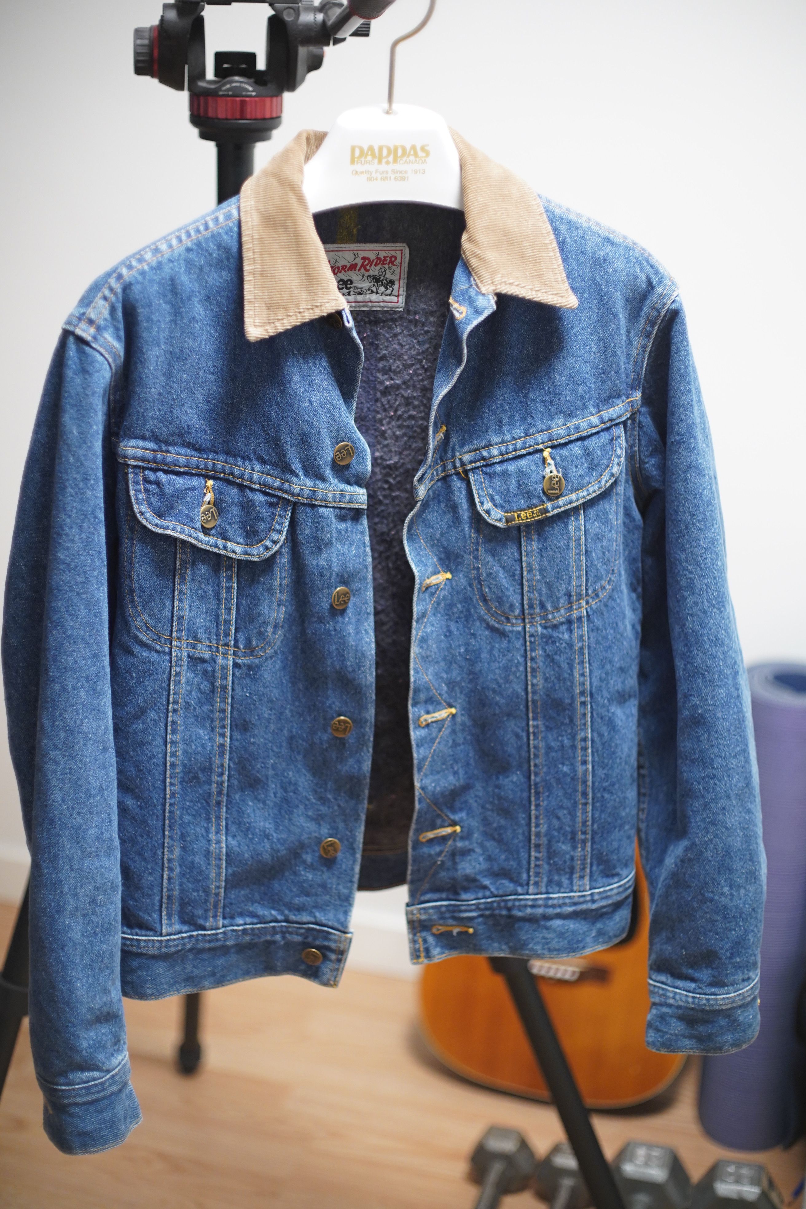 Vintage lee storm hot sale rider denim jacket