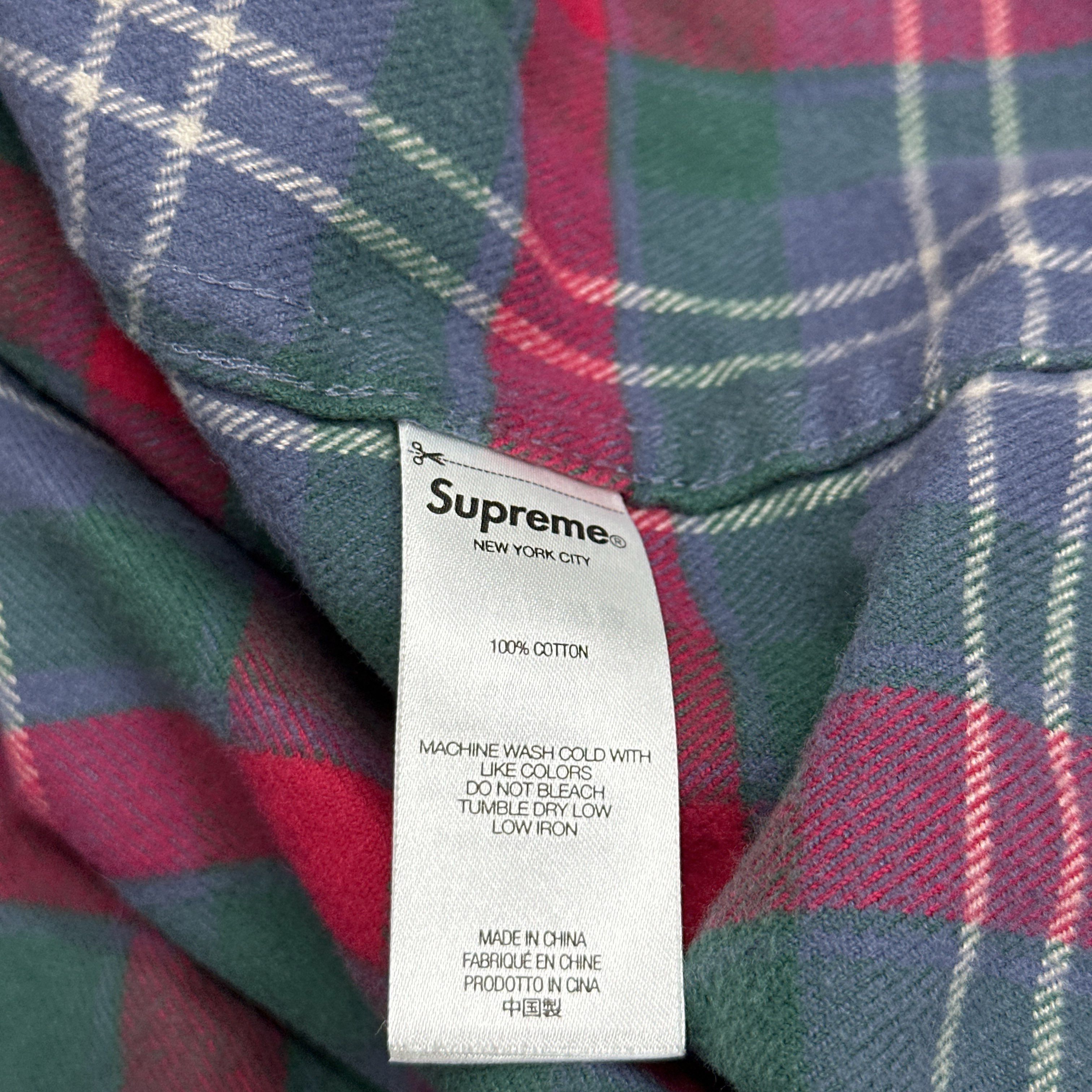 Supreme Supreme Plaid Flannel Shirt Size M Size US M / EU 48-50 / 2 - 4 Thumbnail