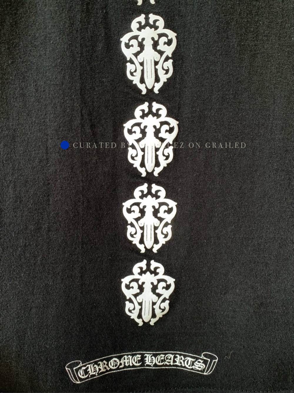 Chrome Hearts Logo Print Black Long Sleeve T-Shirt, Size L Size US L / EU 52-54 / 3 - 9 Thumbnail