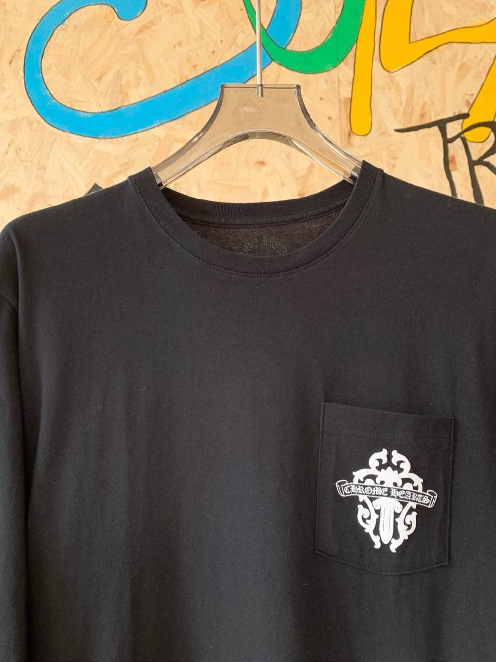 Chrome Hearts Logo Print Black Long Sleeve T-Shirt, Size L Size US L / EU 52-54 / 3 - 7 Thumbnail