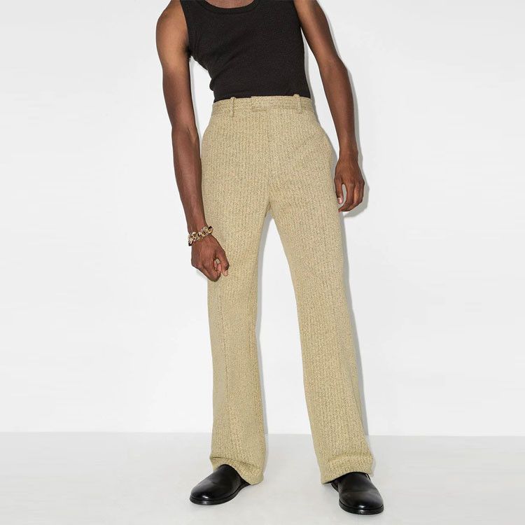 Bottega Veneta Beige Herringbone Casual Pants Size 30 Size US 30 / EU 46 - 8 Thumbnail