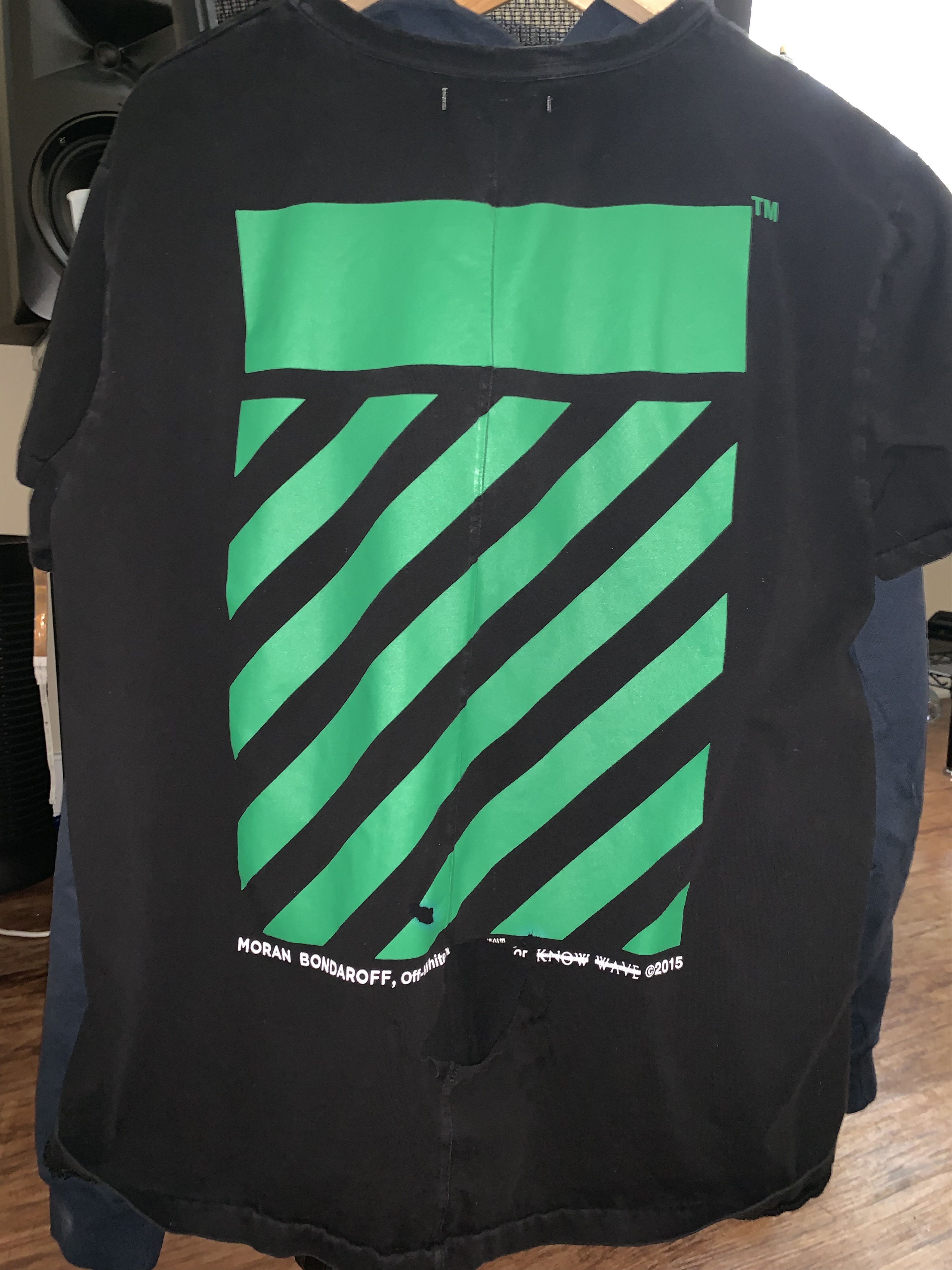 Off white vlone t shirt best sale