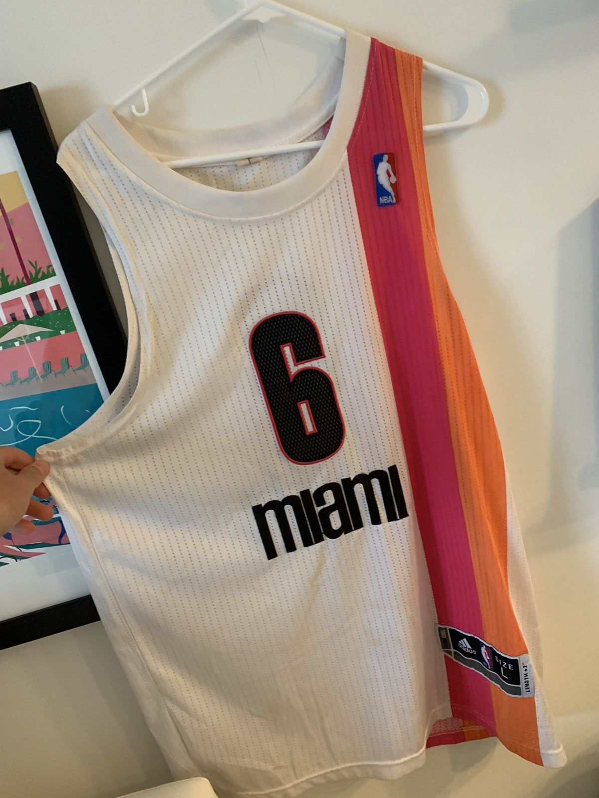 Lebron miami vice jersey online