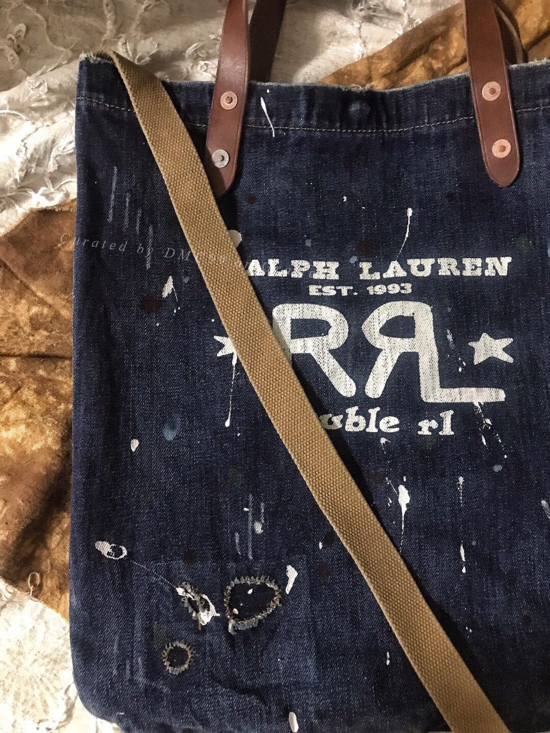 RRL Ralph Lauren RRL Ralph Lauren Vintage Tote Crossbody Bag Size ONE SIZE - 7 Thumbnail