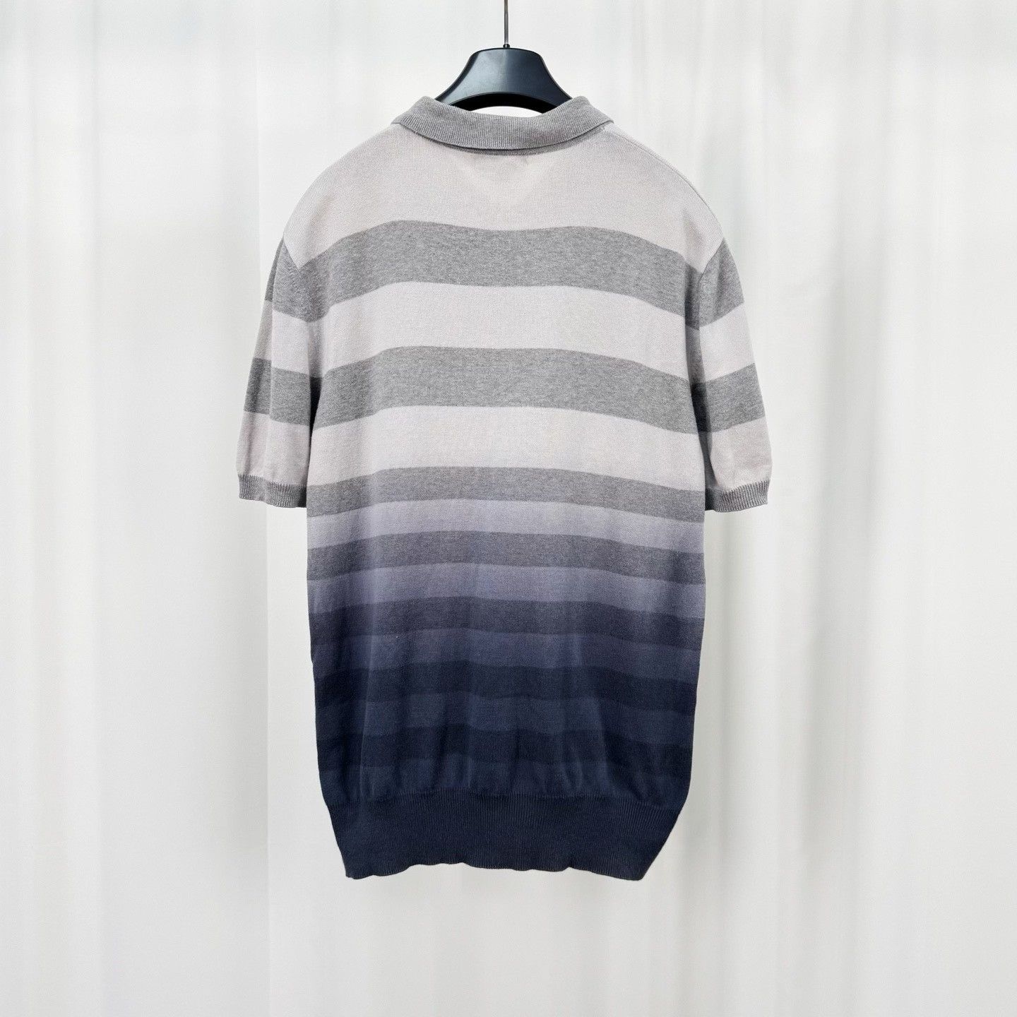 Burberry Burberry Embroidered Knight Gradient Knit Polo Size US M / EU 48-50 / 2 - 2 Thumbnail
