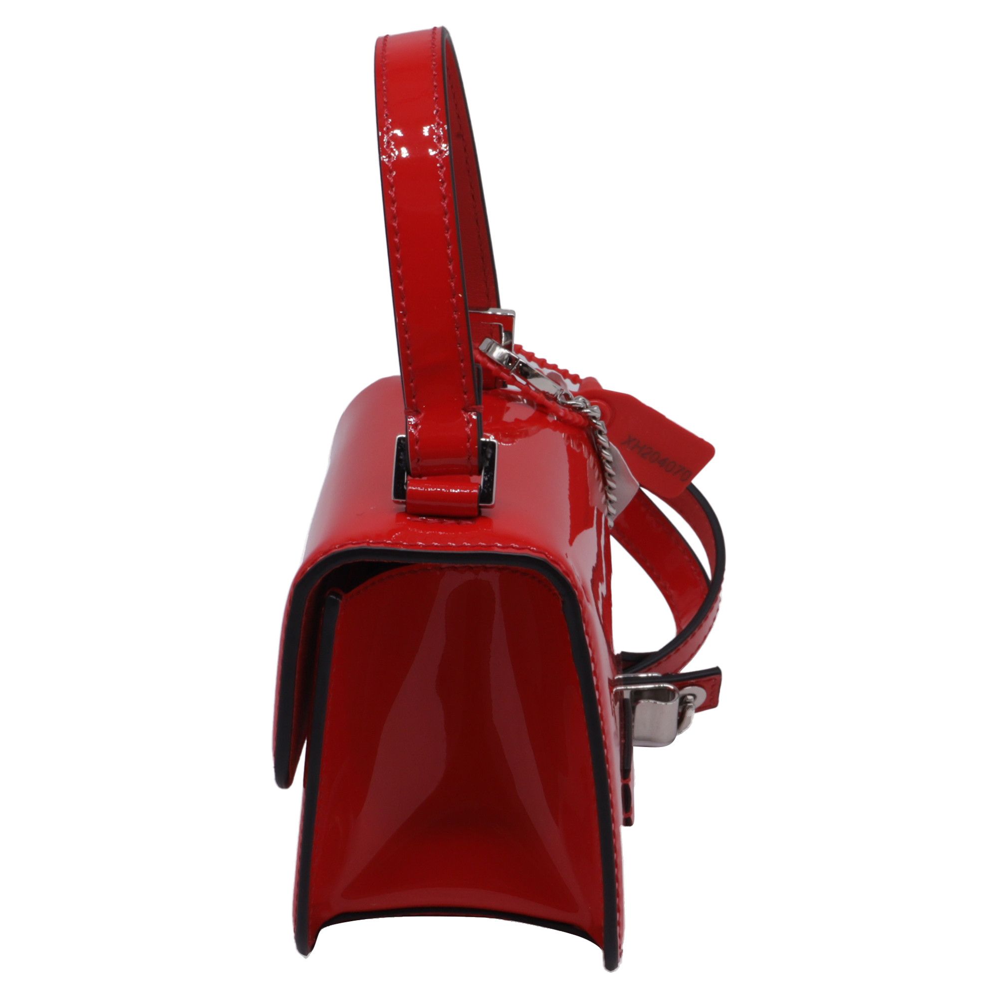 Valentino Valentino Garavani Micro VSling Shoulder Bag in Red Patent Size ONE SIZE - 2 Thumbnail