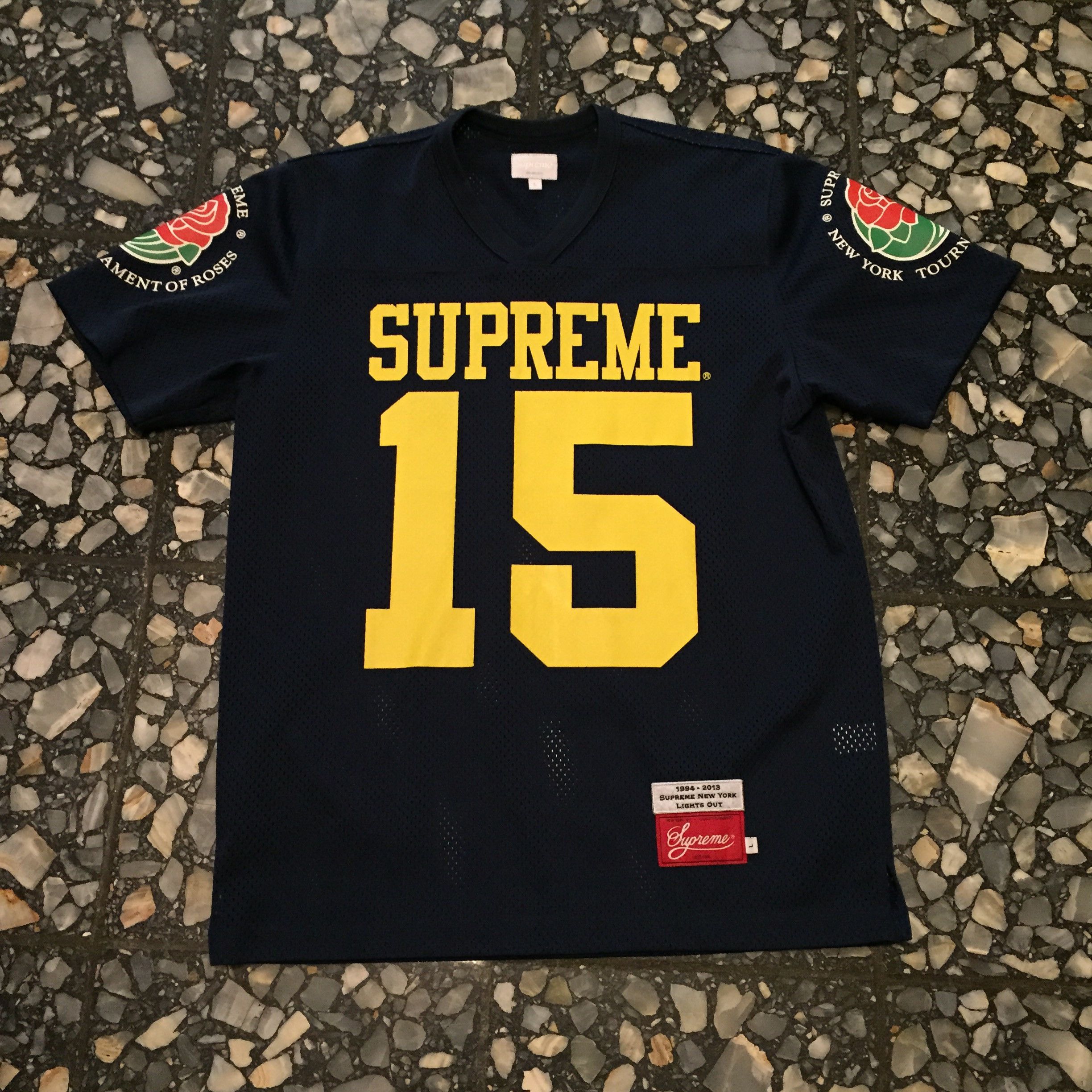 シャツ Supreme Rose Bowl Jersey 2013 2013 Supreme Roses Football Jersey Size Small S Rose Bowl Vintage