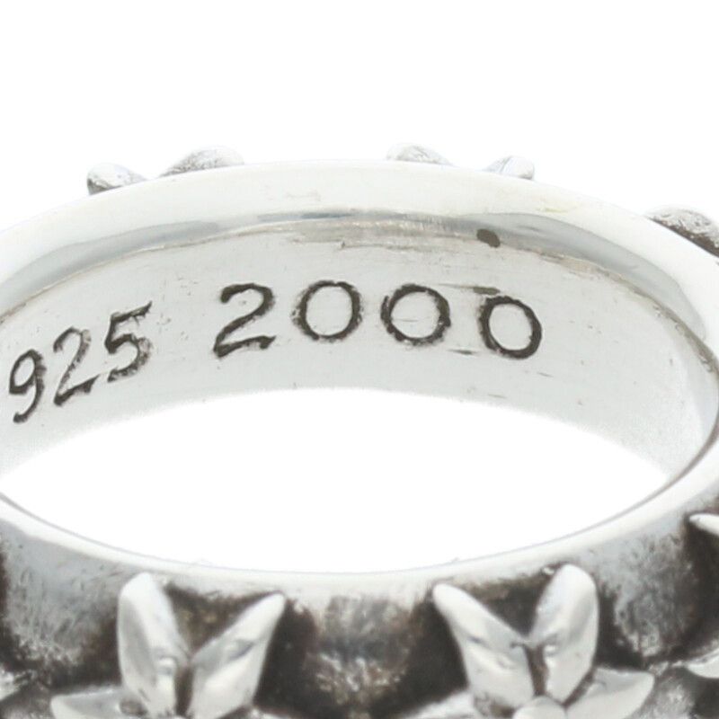 Chrome Hearts Chrome Hearts STAR BAND 925 Silver Ring Size ONE SIZE Size ONE SIZE - 5 Thumbnail