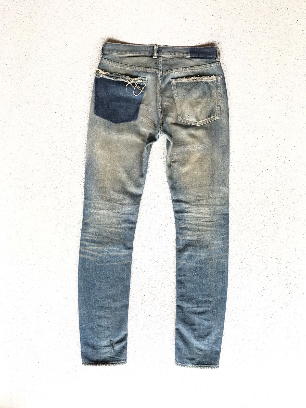 Undercover AW05 ‘ Red Yarn 68 Denim ‘ Size US 30 / EU 46 - 3 Thumbnail
