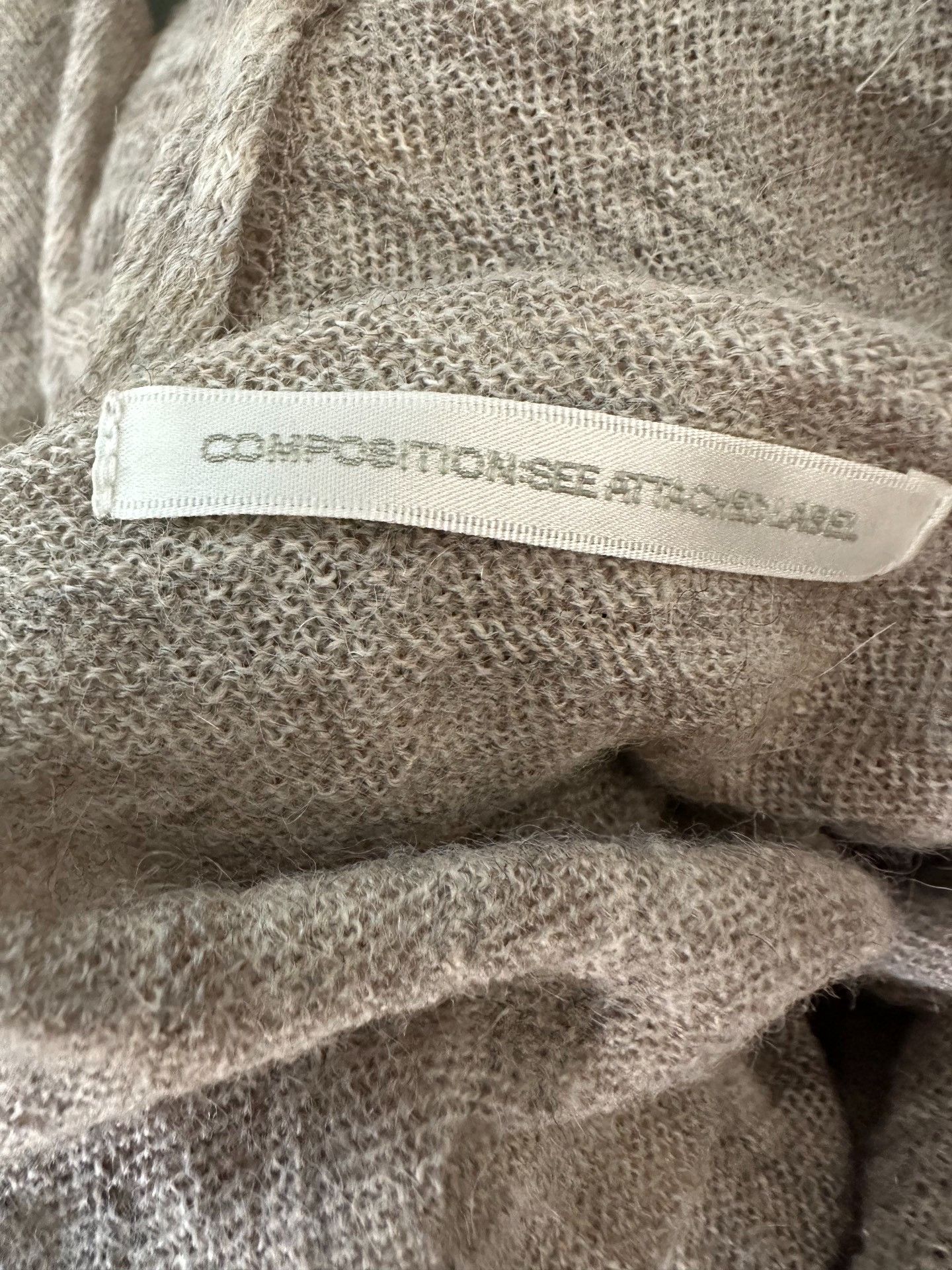 Yohji Yamamoto Yohji Yamamoto Detachable Scarf Knit Sweater Size US M / EU 48-50 / 2 - 5 Thumbnail
