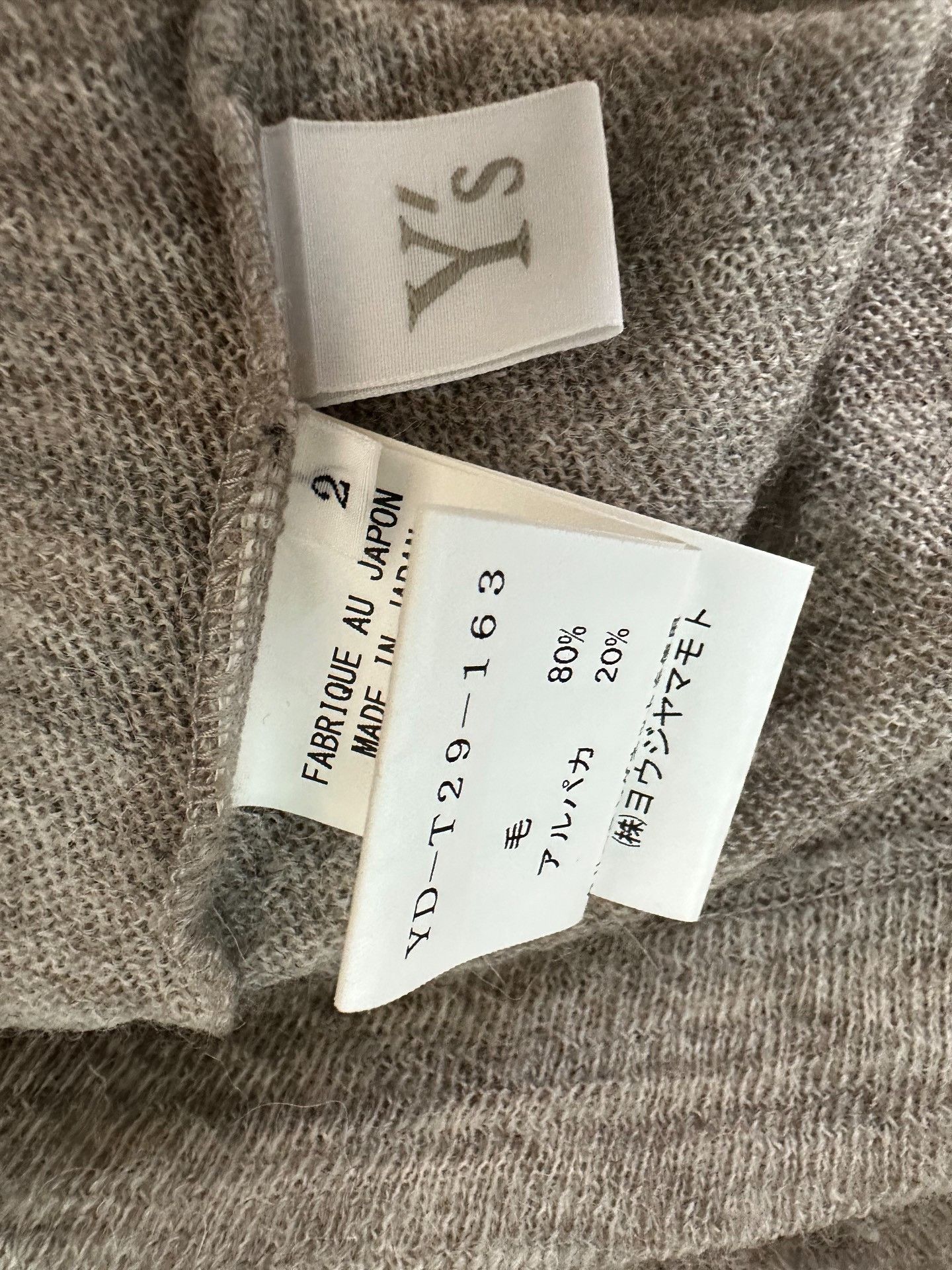 Yohji Yamamoto Yohji Yamamoto Detachable Scarf Knit Sweater Size US M / EU 48-50 / 2 - 6 Thumbnail