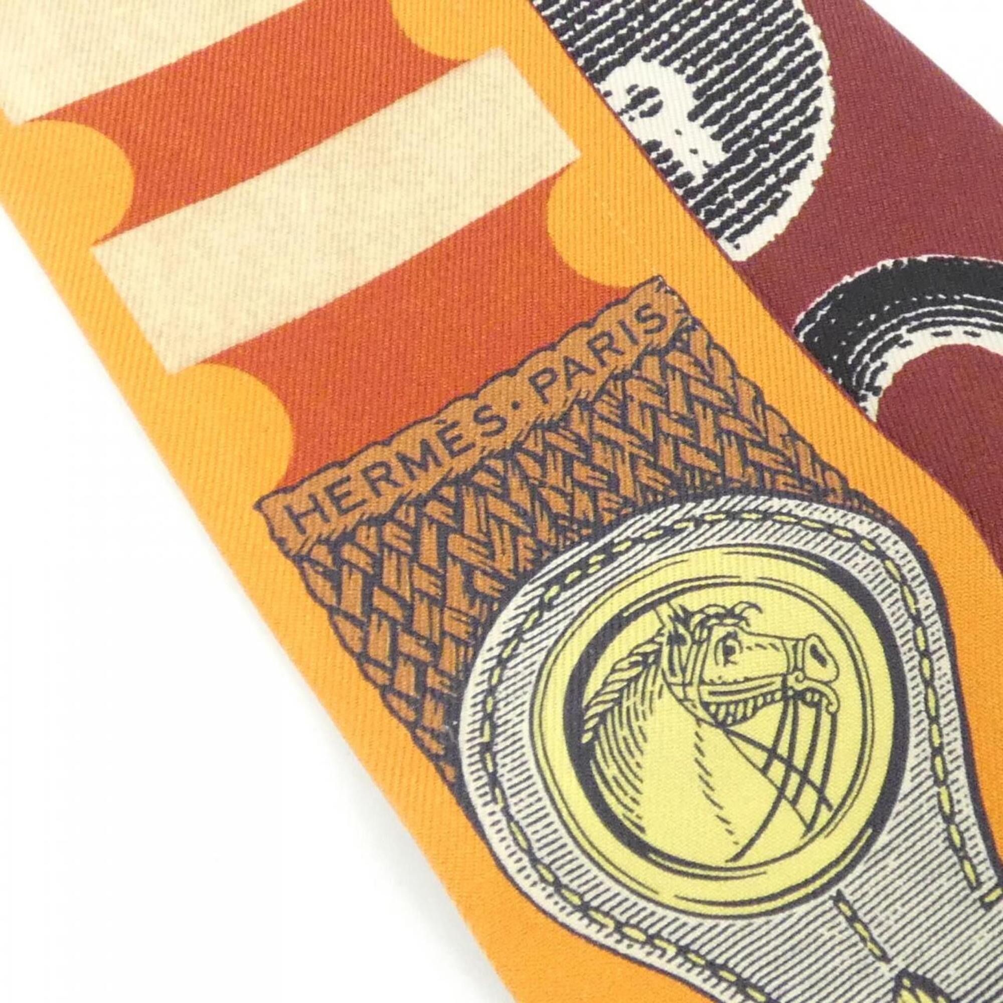 Hermes Hermes INVENTAIRE POETIQUE DE BRIDES A BLOC Twilly 064288S Scarf Muffler Size ONE SIZE - 3 Thumbnail