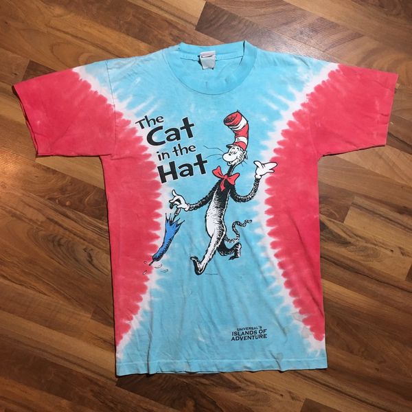 Vintage 90’s Dr. Seuss Cat in the Hat tee shirt Grailed