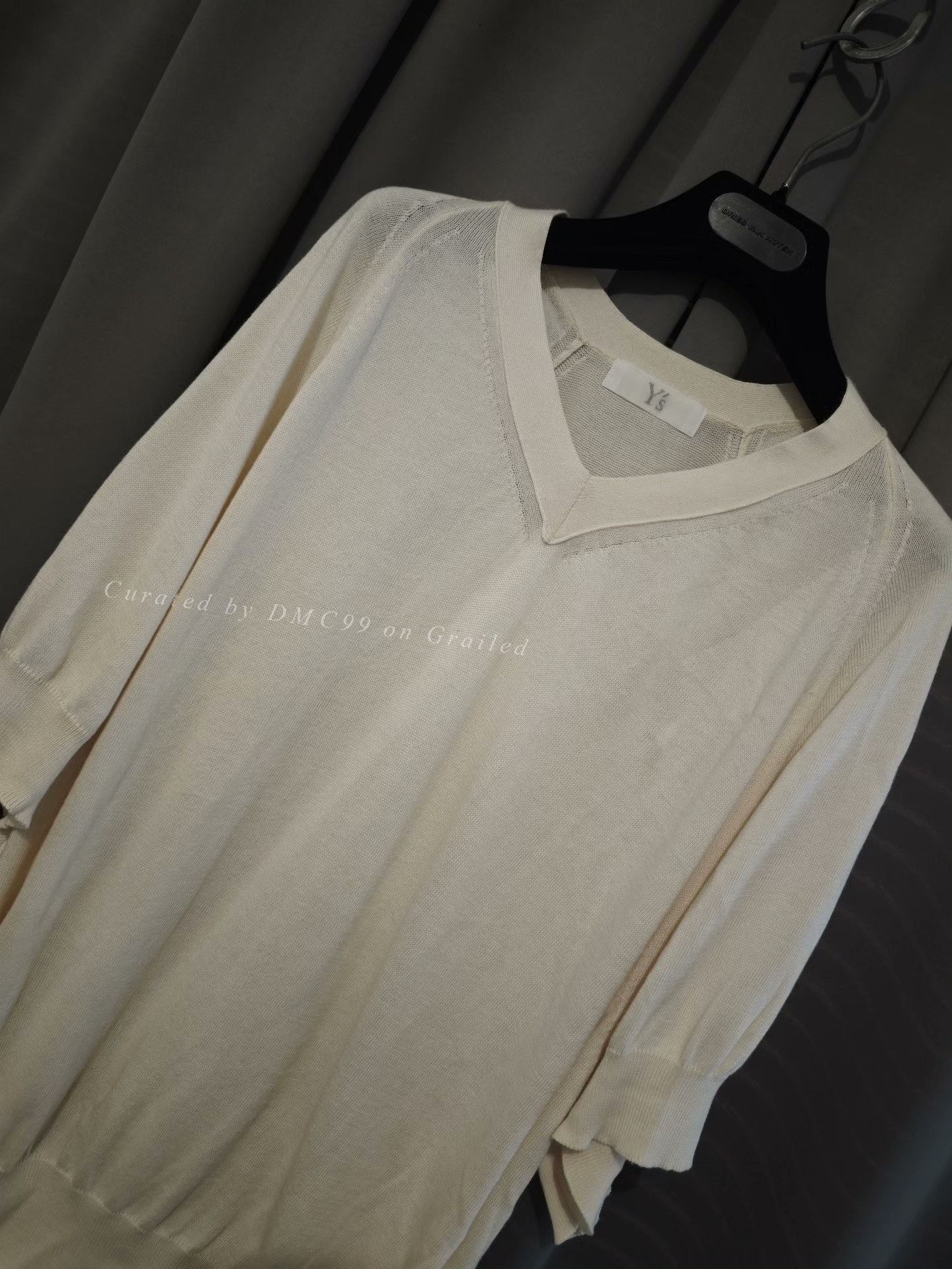 Yohji Yamamoto Yohji Yamamoto Y's V-Neck Knit Short Sleeve Size US M / EU 48-50 / 2 - 3 Thumbnail