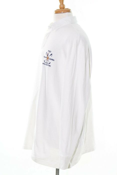 Polo Ralph Lauren Polo Ralph Lauren Mens XL Shirt White Long Sleeve Horse Logo Buttons Regular Fit Size US XL / EU 56 / 4 - 2 Preview