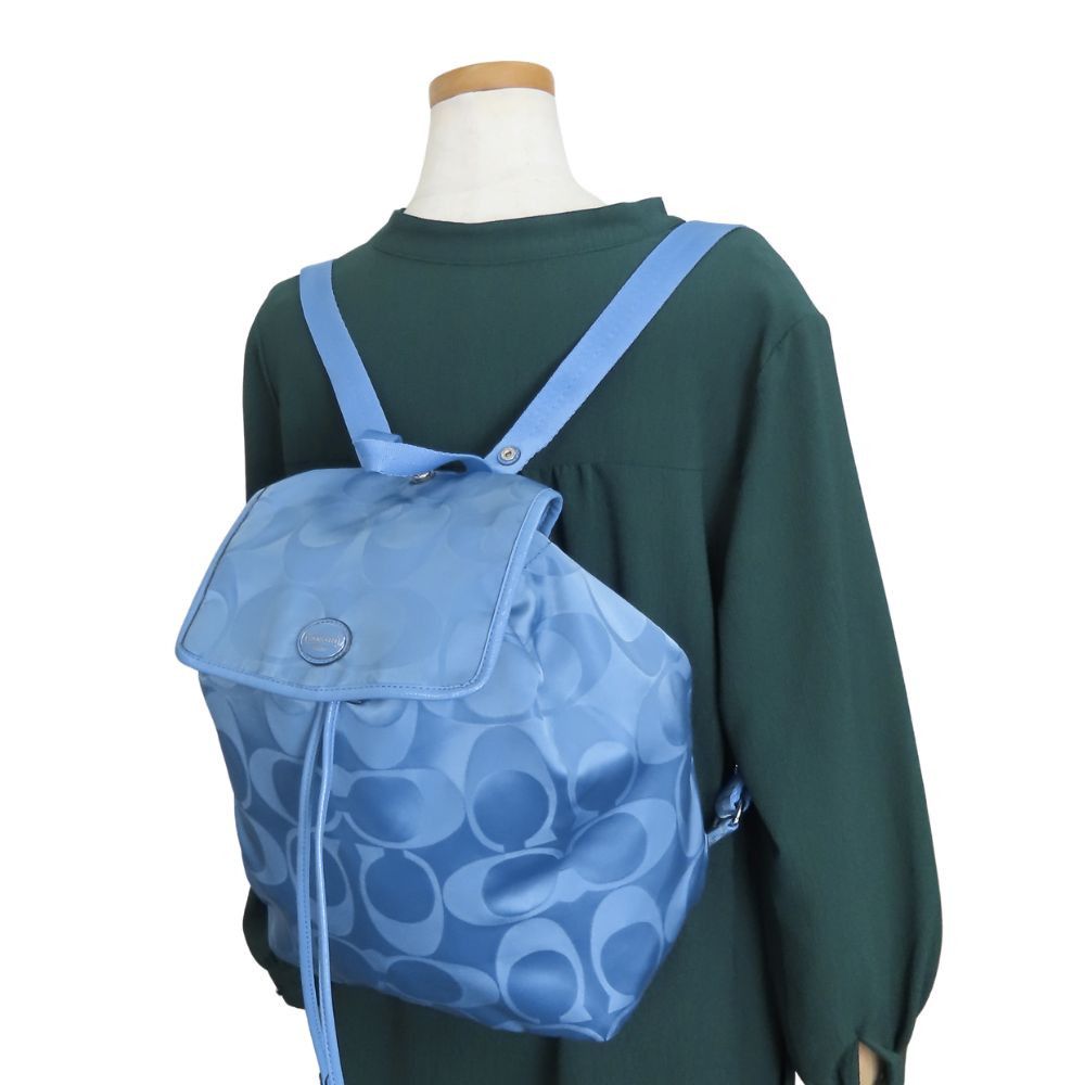 coach backpack blue nylon Cargo Shoulder Bag A little (re)love goes a long way Mini leather and nylon backpack