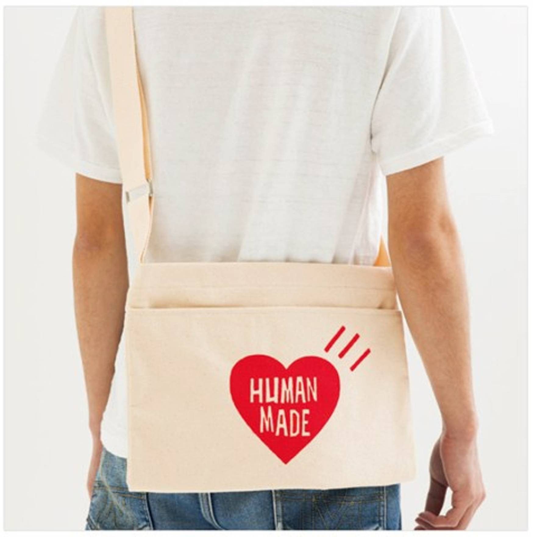 Human Made Human Made Shoulder Tote Bag Special Book Logo Carryall 