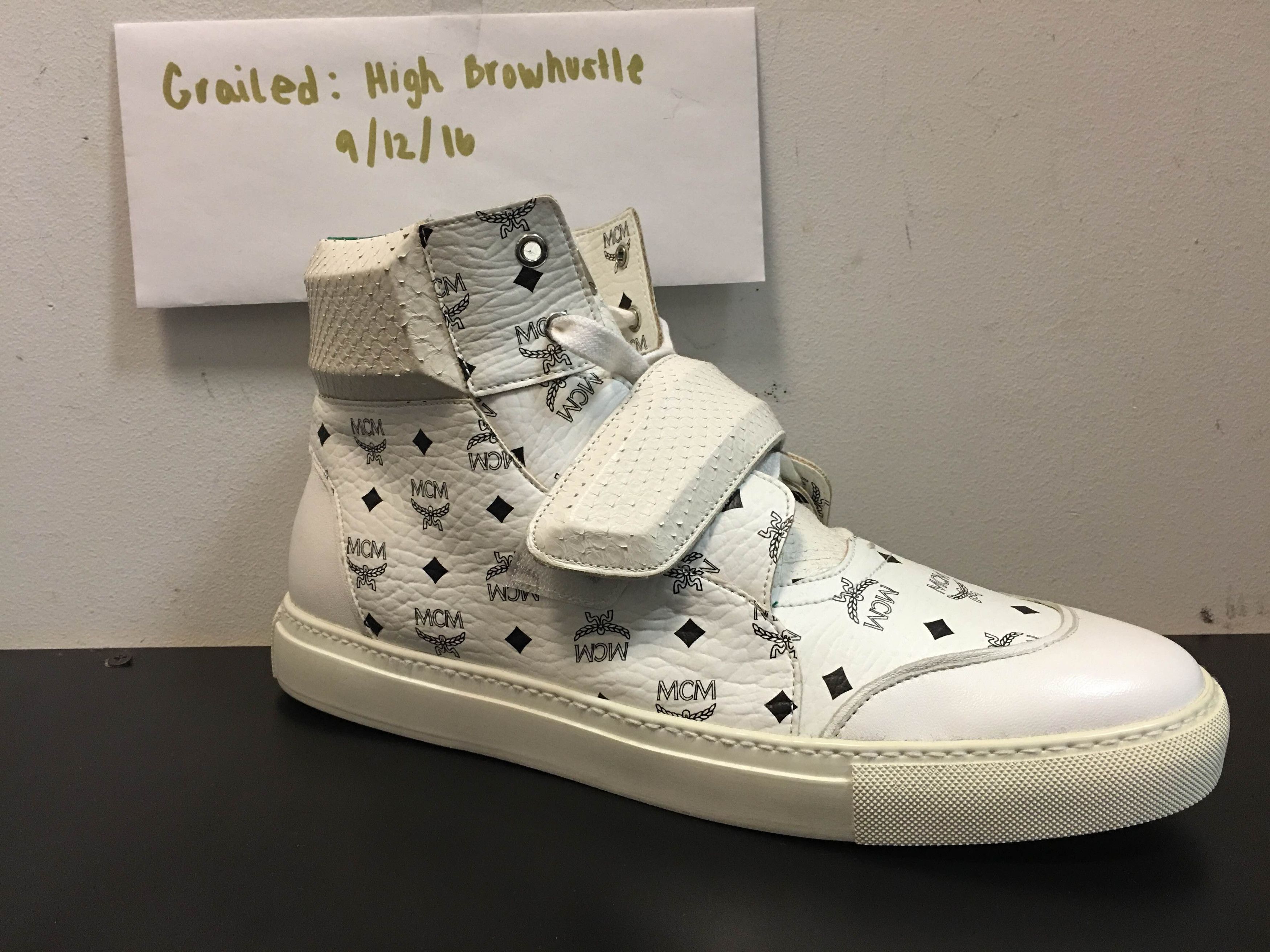 Women's Mcm High Top Sneakers Mcm Shoes Mcm Tall Boots 