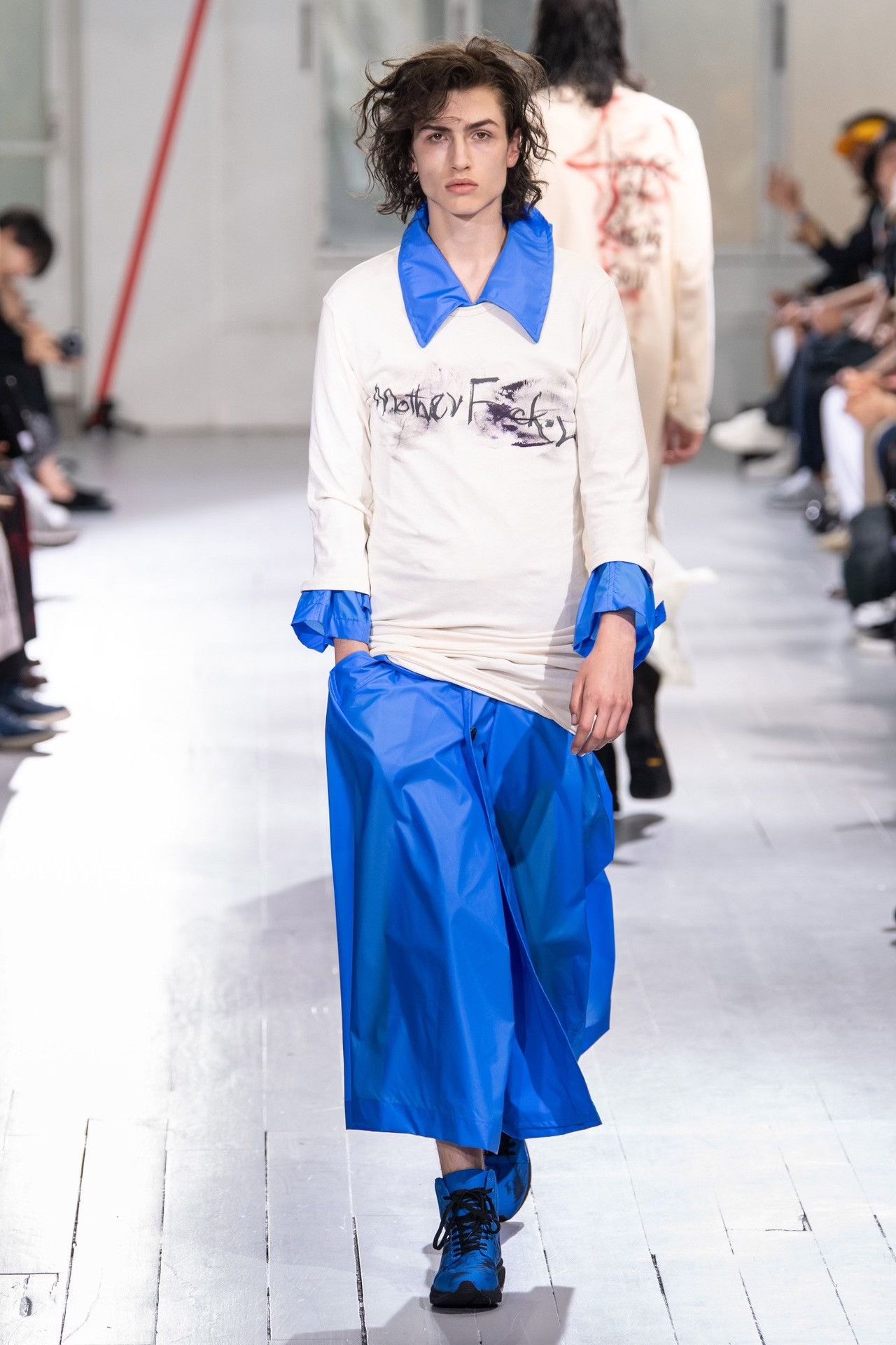 Yohji Yamamoto Yohji Yamamoto 20SS Runway Printed Knit Size US L / EU 52-54 / 3 - 8 Thumbnail