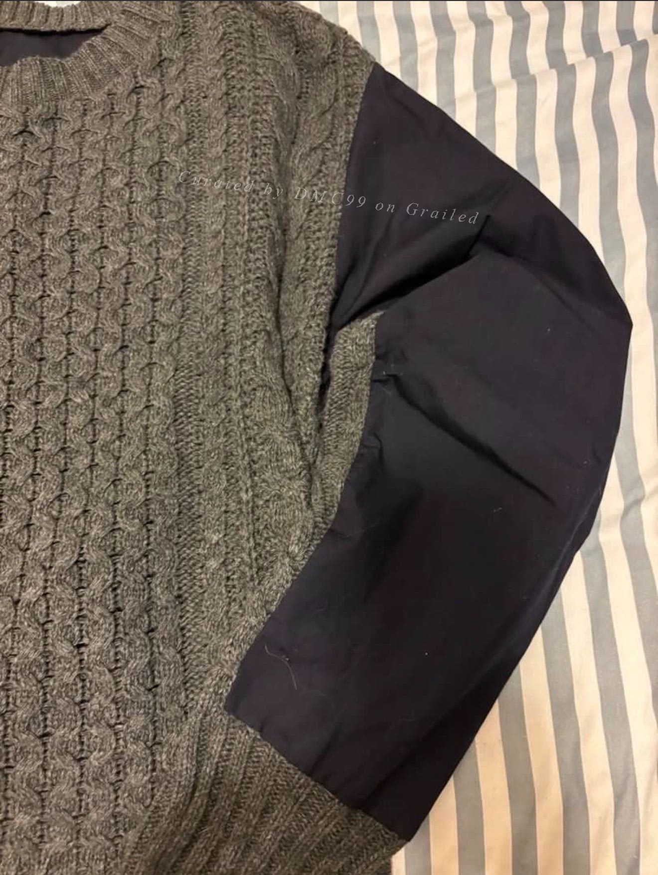 Yohji Yamamoto Y's Yohji Yamamoto Spliced Sweater Size US M / EU 48-50 / 2 - 5 Thumbnail