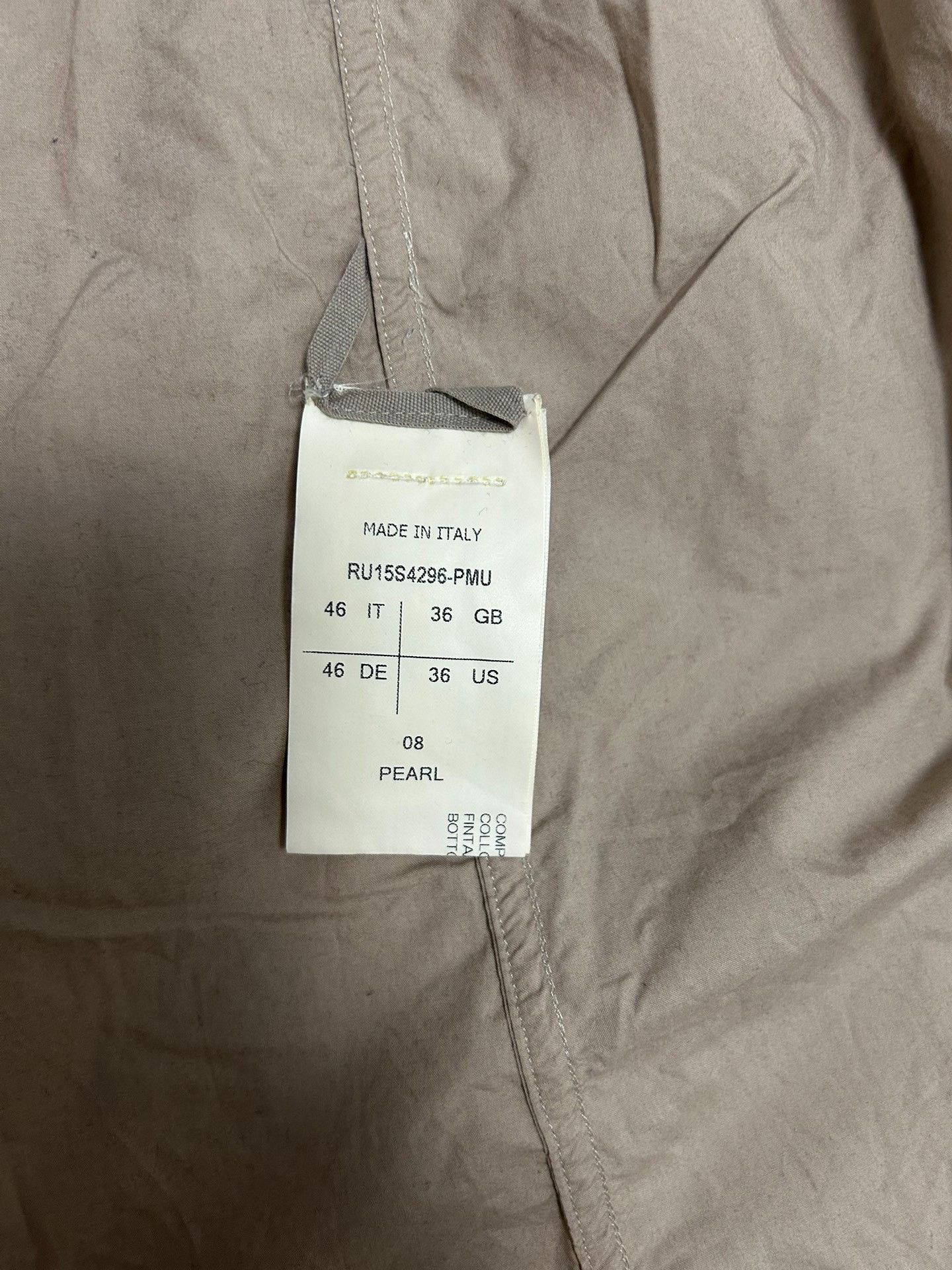 Rick Owens Rick Owens Slim Fit Shirt Size US M / EU 48-50 / 2 - 5 Thumbnail