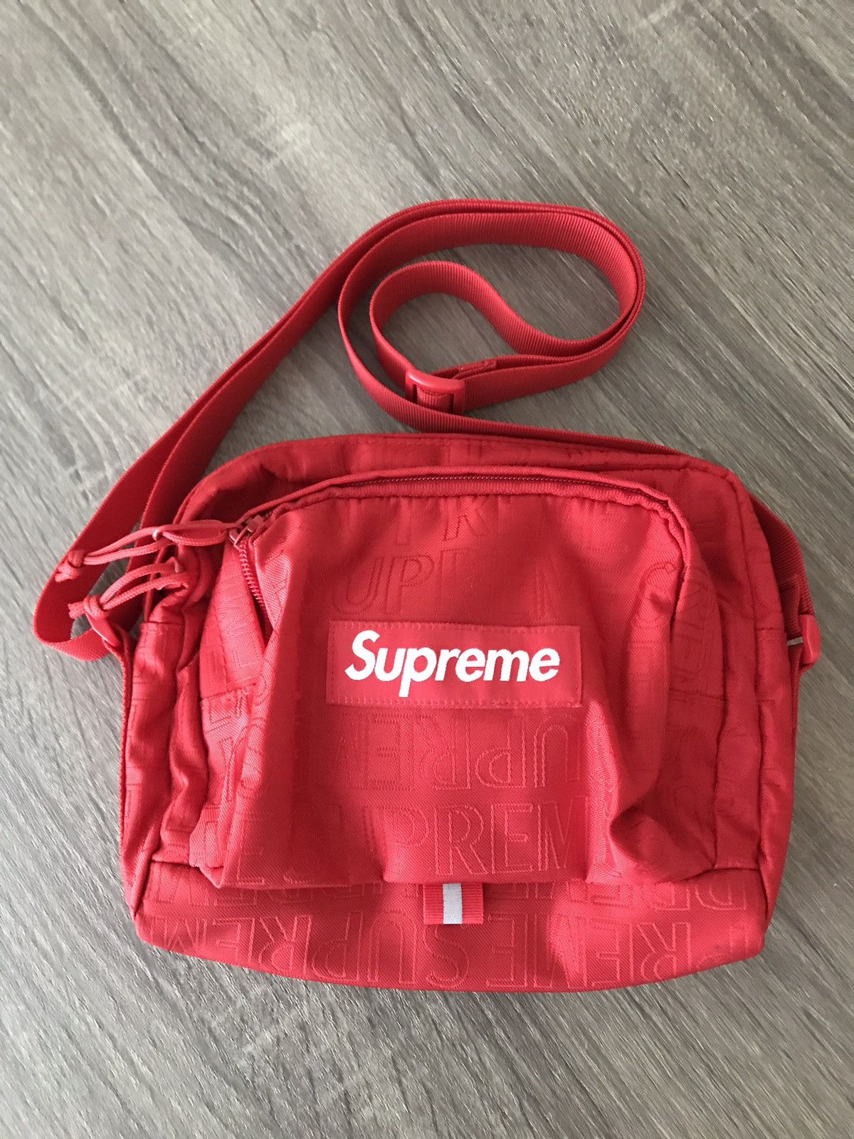 🔥BRAND NEW Supreme Shoulder Bag Red SS19 Cordura Fabric 100