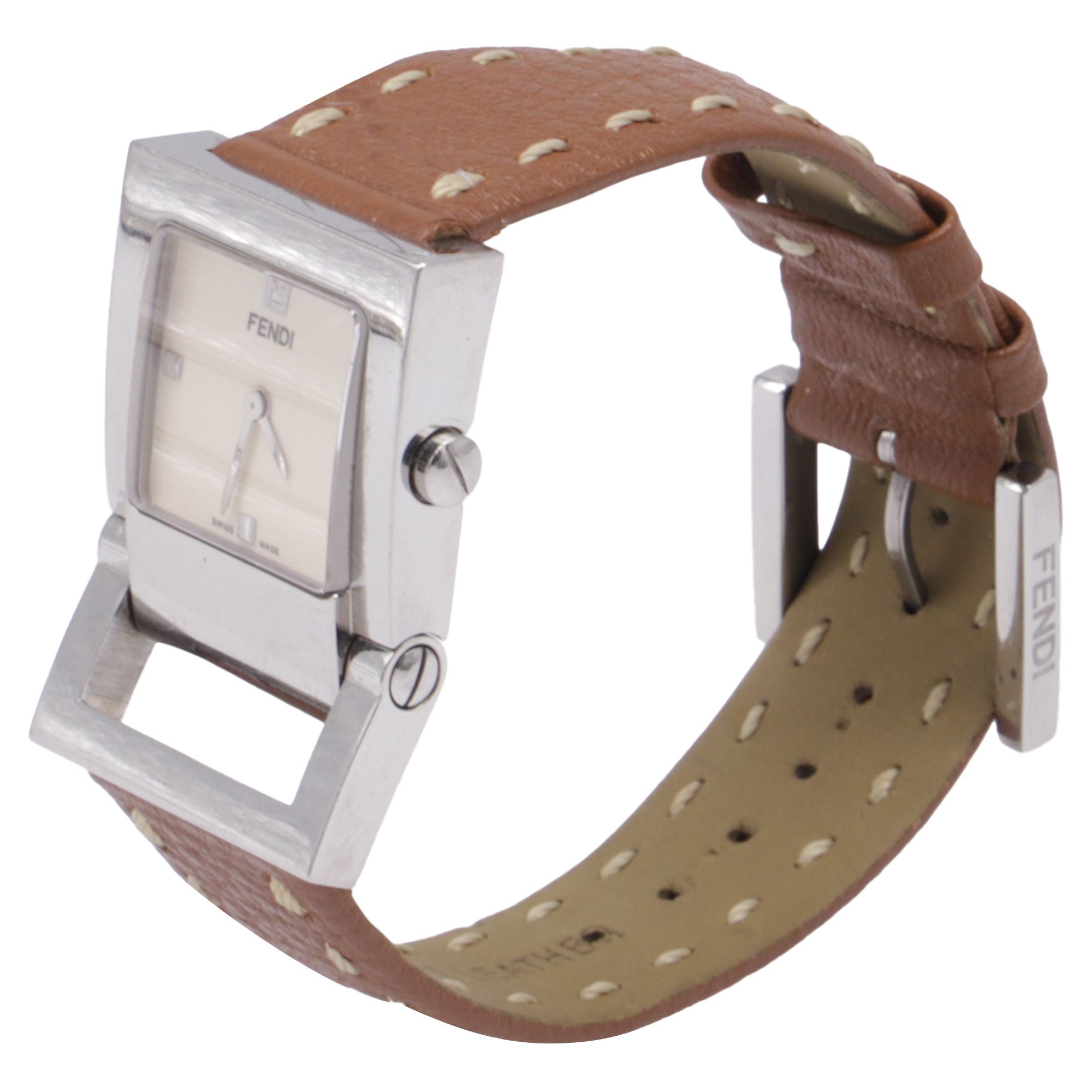 Fendi Orologi 5200G Watch in Brown Leather Fendi Orologi 5200G Watch in Brown Leather main image 2