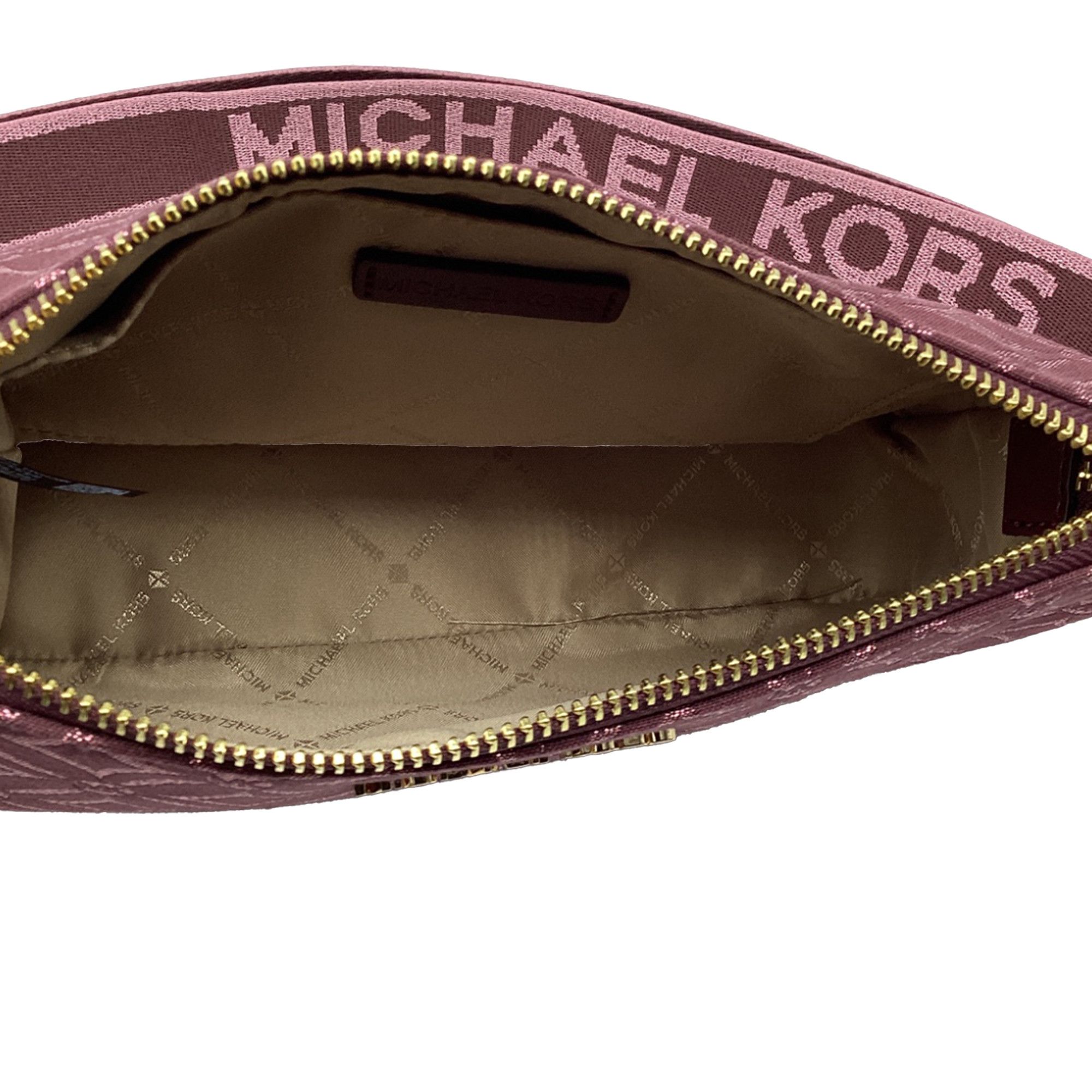Michael Kors Michael Kors Small Jet Set Travel Logo Jacquard Crossbody B Size ONE SIZE - 10 Thumbnail