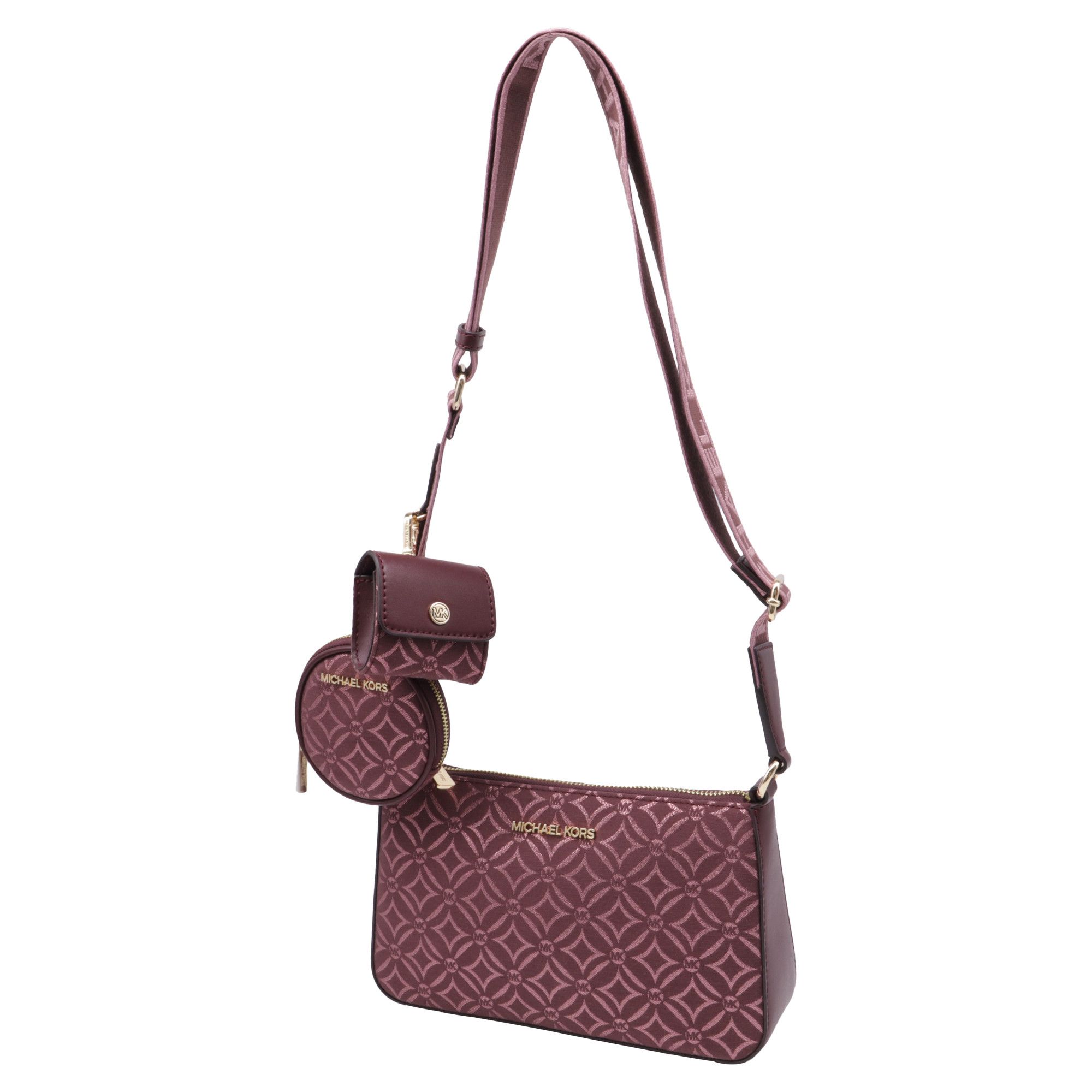 Michael Kors Michael Kors Small Jet Set Travel Logo Jacquard Crossbody B Size ONE SIZE - 2 Thumbnail
