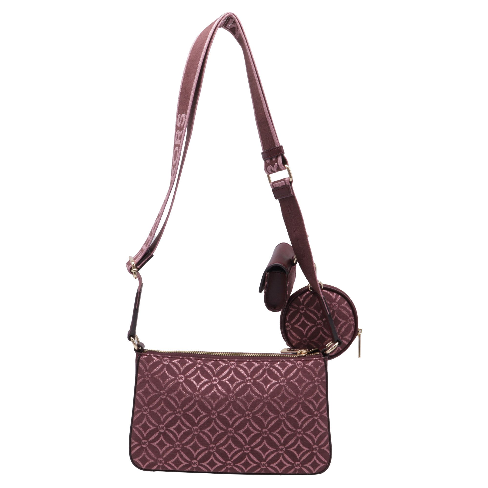 Michael Kors Michael Kors Small Jet Set Travel Logo Jacquard Crossbody B Size ONE SIZE - 4 Thumbnail