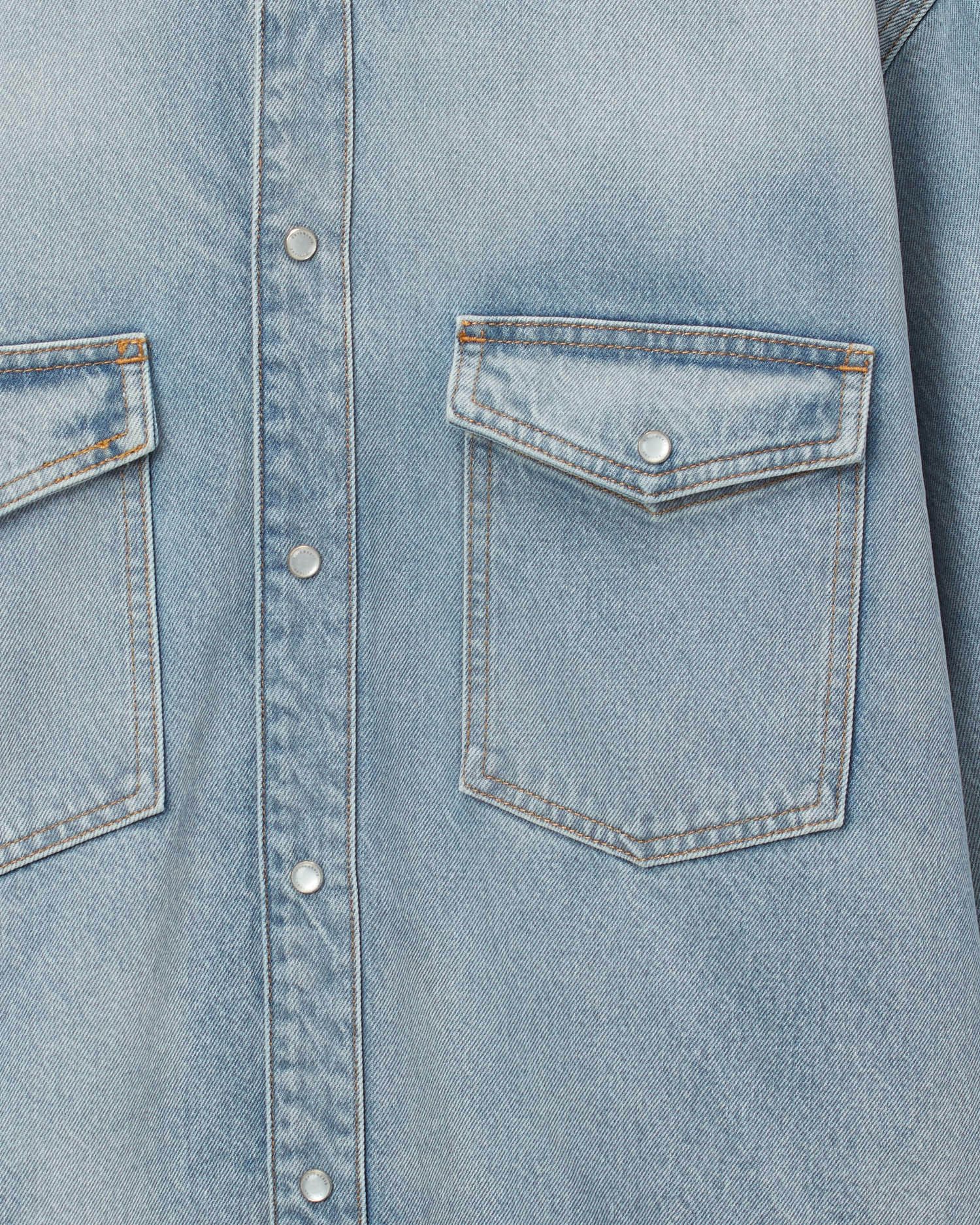 Vetements Vetements Pocket Denim Shirt Size US M / EU 48-50 / 2 - 3 Thumbnail