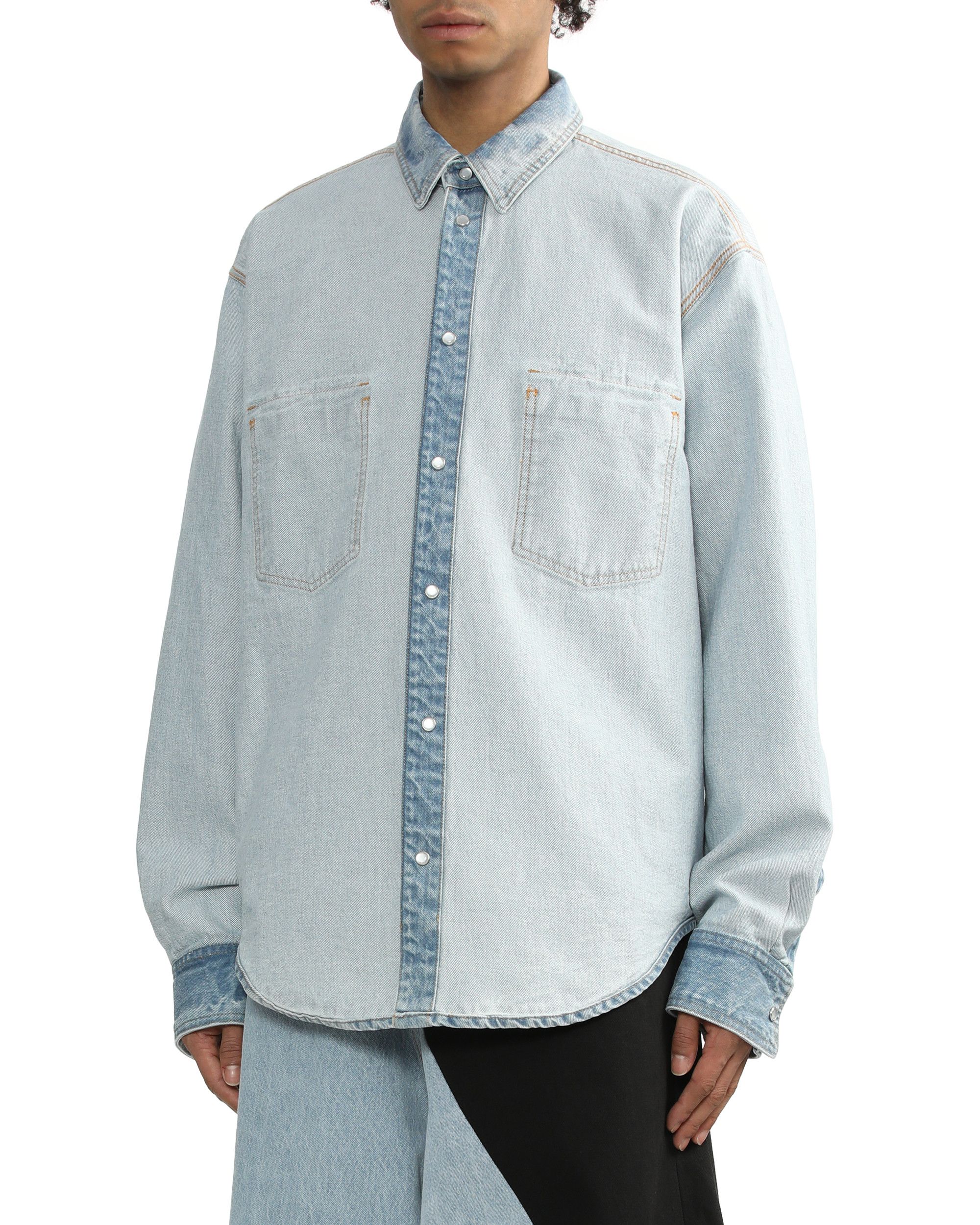 Vetements Vetements Village Turned Outer Design Denim Shirt Size US M / EU 48-50 / 2 - 3 Thumbnail