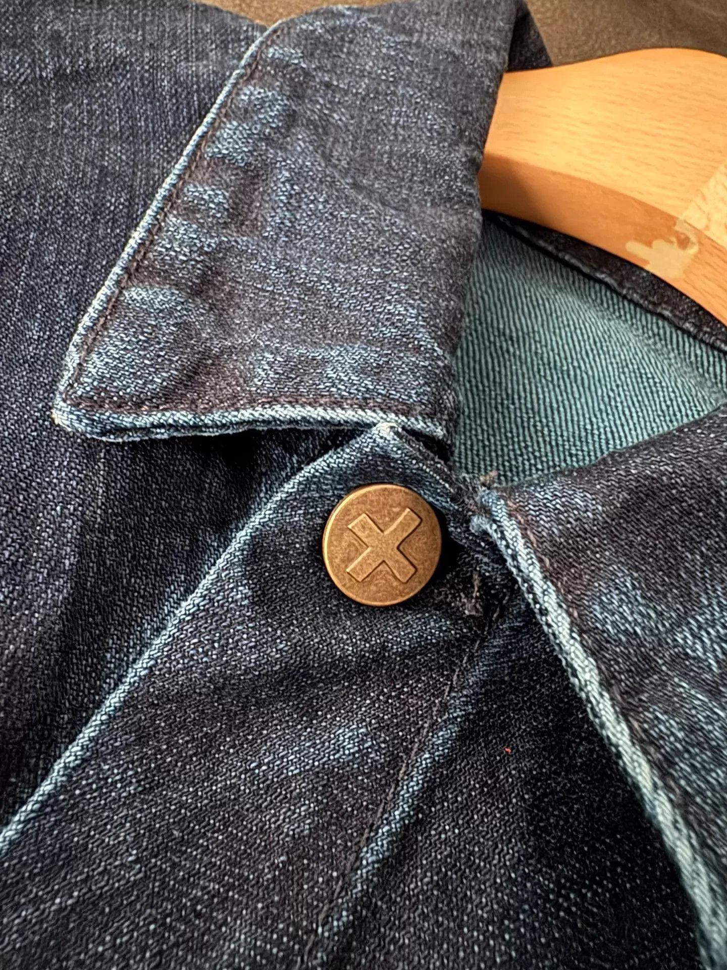 Ma+ Dark Avant-Garde Denim Jacket in Blue Size US S / EU 44-46 / 1 - 4 Thumbnail