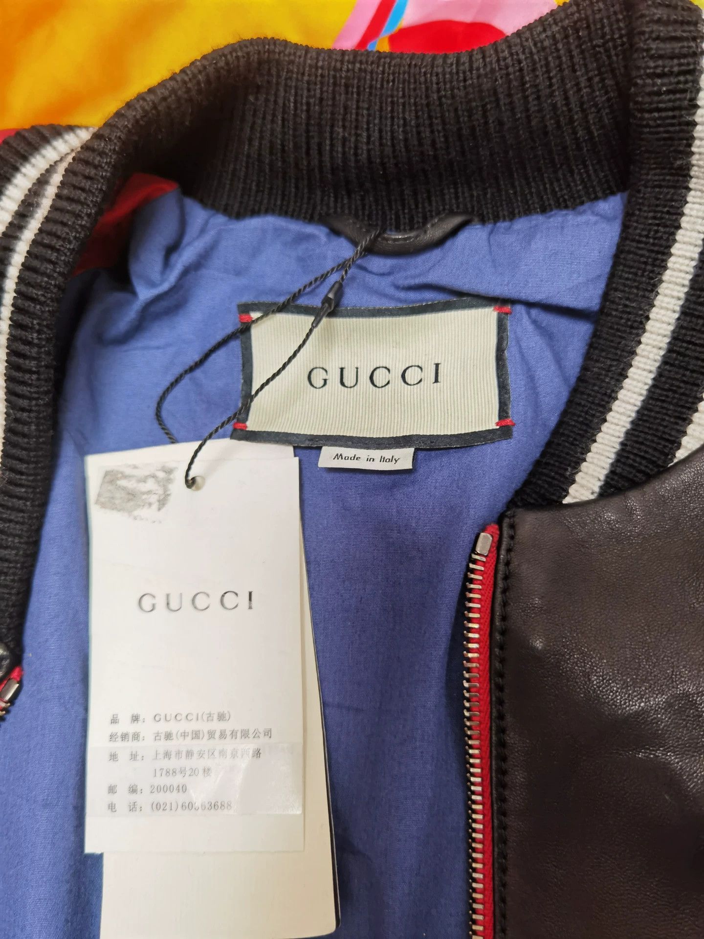Gucci Black Sheepskin Shoulder Drop Leather Jacket Size US L / EU 52-54 / 3 - 5 Thumbnail