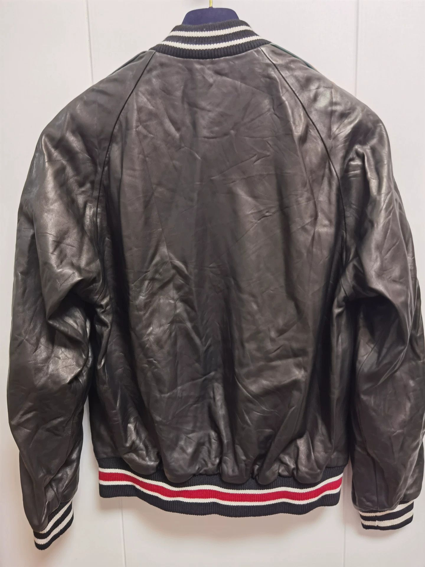 Gucci Black Sheepskin Shoulder Drop Leather Jacket Size US L / EU 52-54 / 3 - 2 Thumbnail