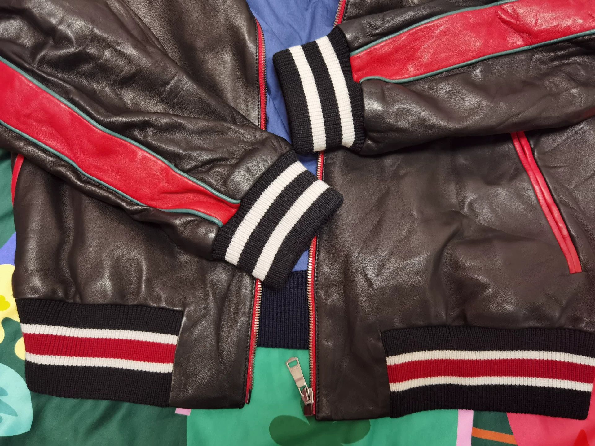 Gucci Black Sheepskin Shoulder Drop Leather Jacket Size US L / EU 52-54 / 3 - 7 Thumbnail