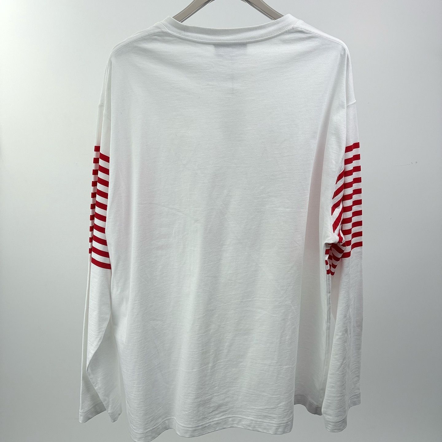 Gucci GUCCI Striped Logo Long Sleeve T-Shirt Size XXL Size US XXL / EU 58 / 5 - 2 Thumbnail