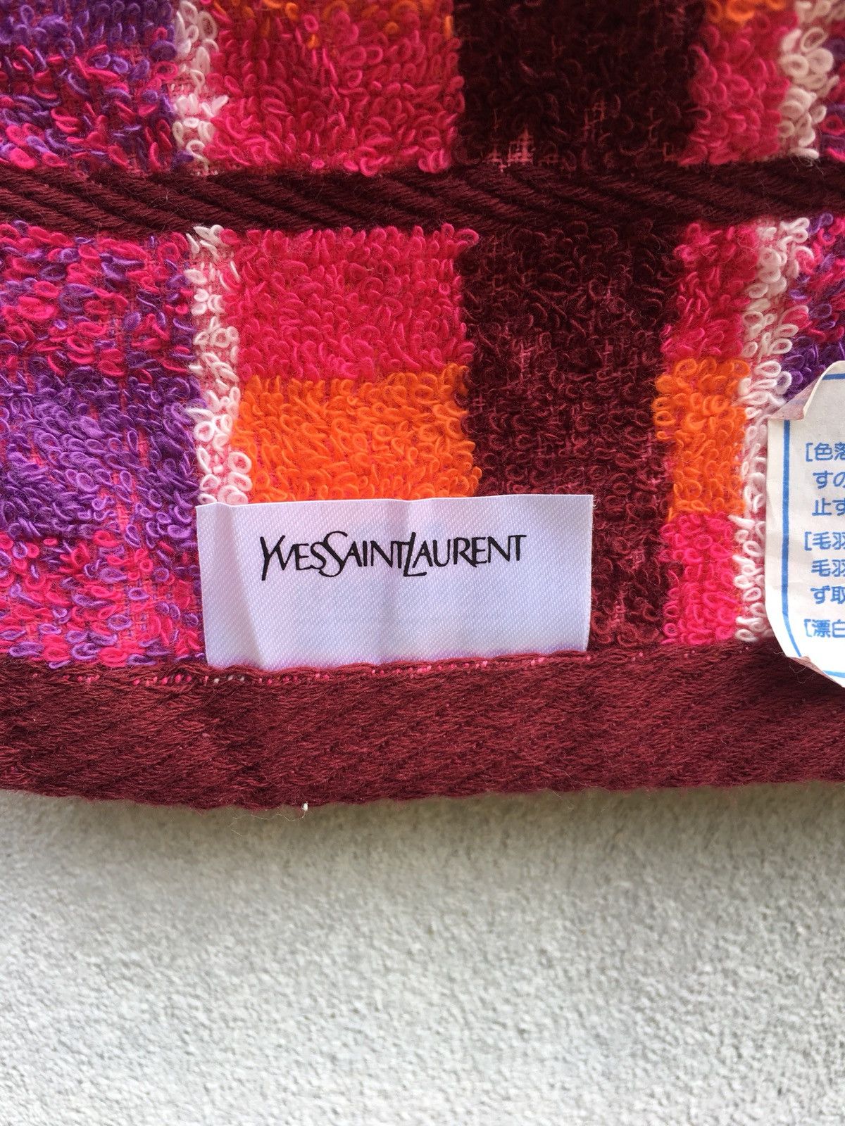Yves Saint Laurent Vintage YSL Towel Size ONE SIZE - 3 Thumbnail