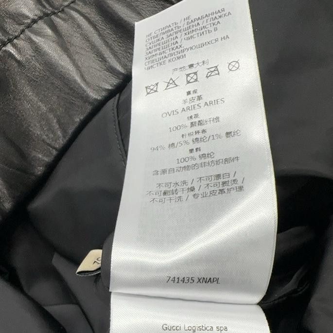 Gucci Gucci Leather Bomber Jacket Size 52 Size US L / EU 52-54 / 3 - 9 Thumbnail