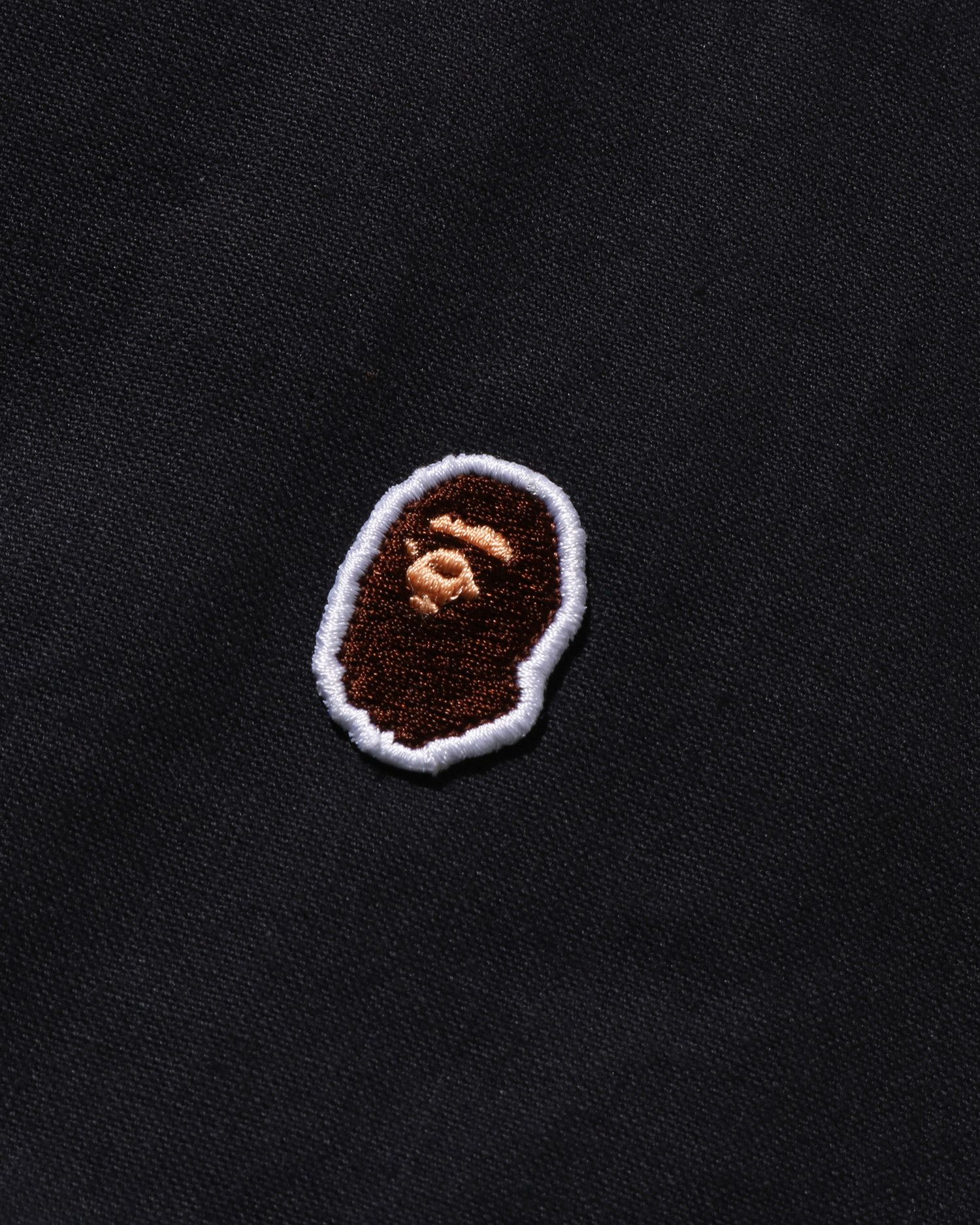 Bape Ape Head Embroidered Zipper Jacket
