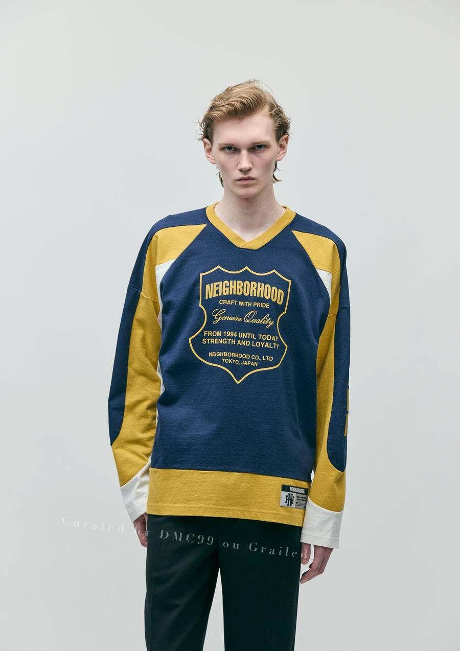 NEIGHBORHOOD 25AW Long-Sleeve Hockey Shirt