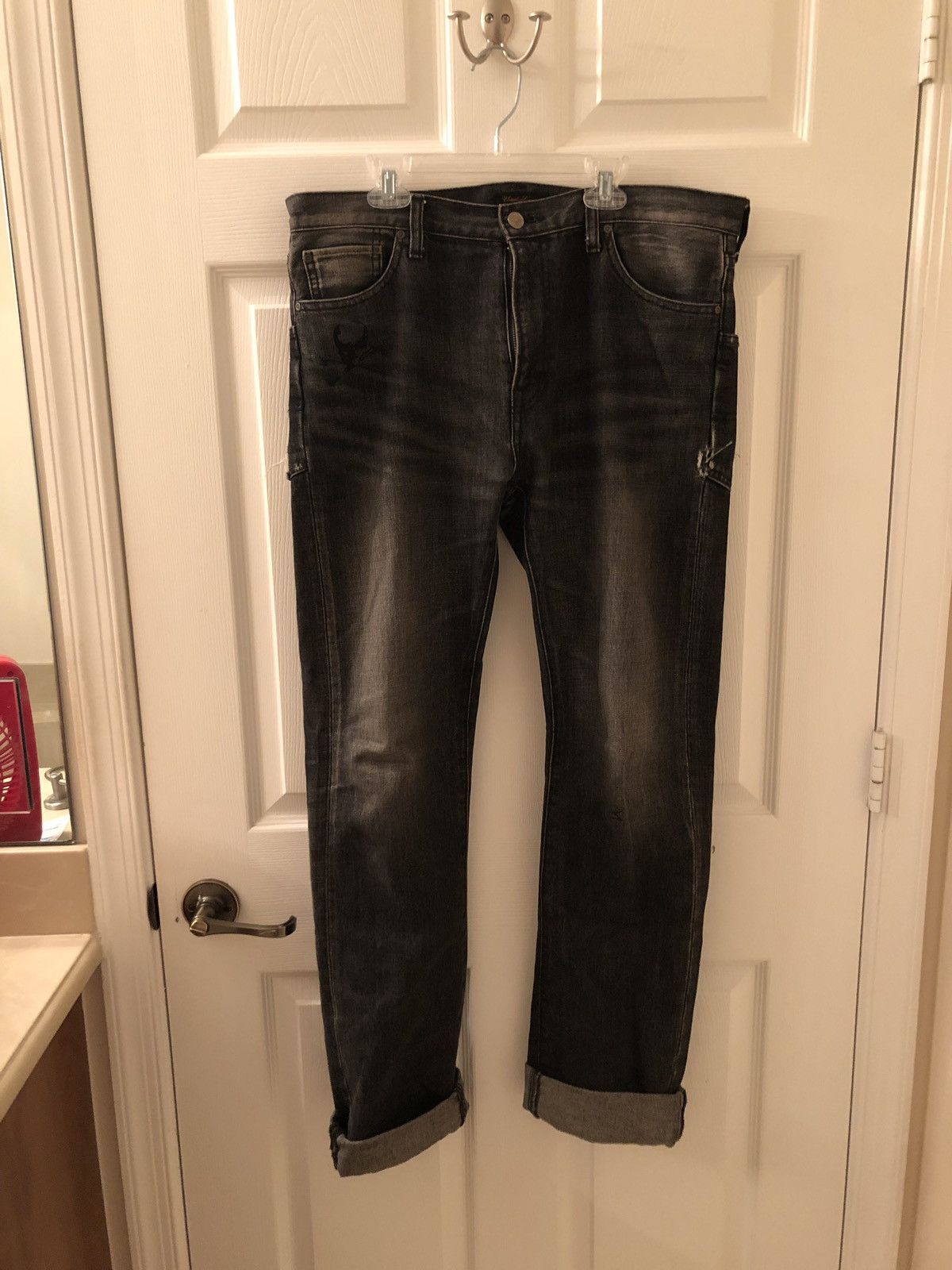Undercover Undercover AW05 Skull denim Size US 32 / EU 48 - 4 Thumbnail
