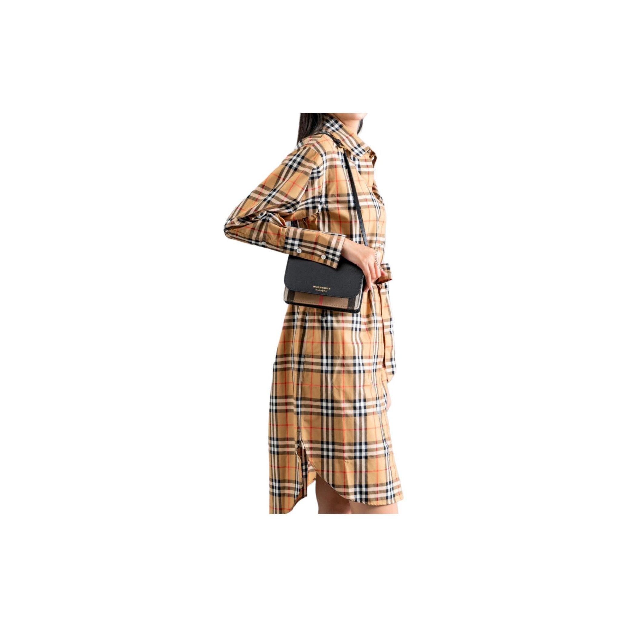 Burberry Burberry Check Cotton Shirt Dress US 2 Size XS / US 0-2 / IT 36-38 - 9 Thumbnail