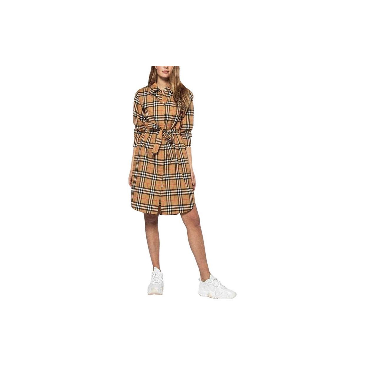 Burberry Burberry Check Cotton Shirt Dress US 2 Size XS / US 0-2 / IT 36-38 - 10 Thumbnail