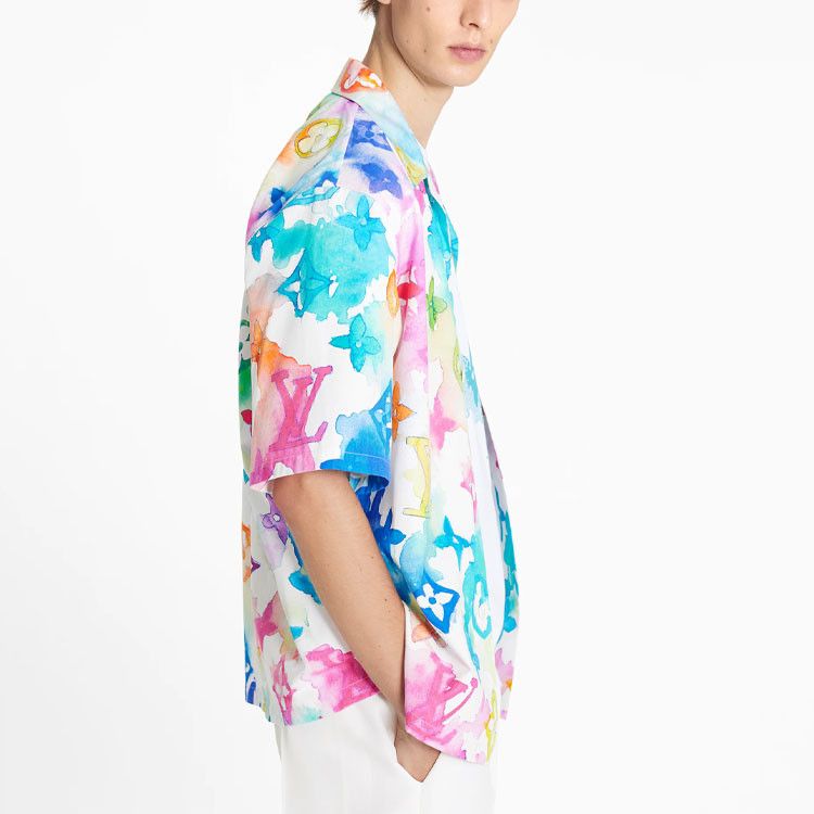Louis Vuitton Louis Vuitton Watercolor Monogram Shirt Size M Size US M / EU 48-50 / 2 - 7 Thumbnail
