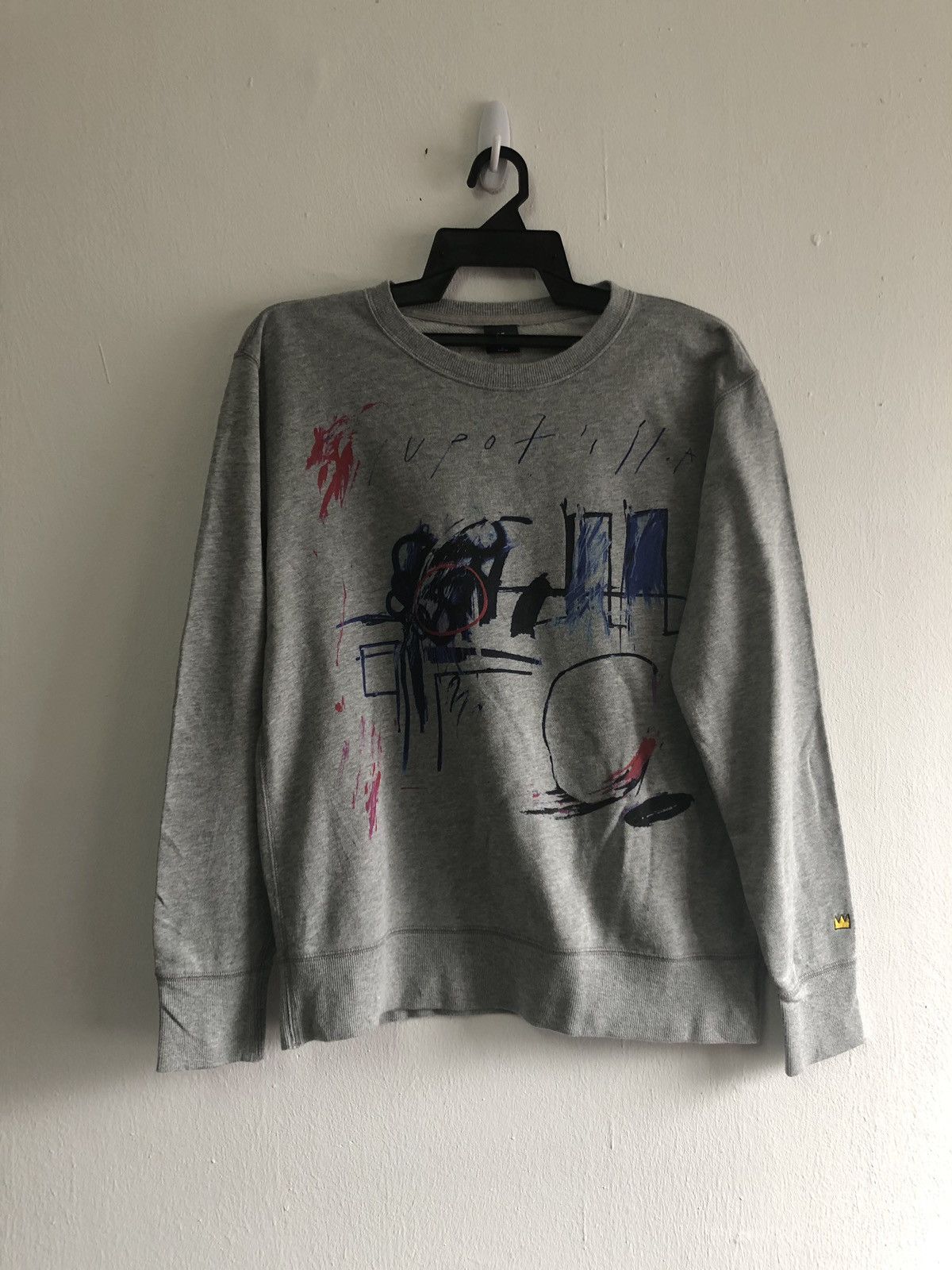 Jean-Michel Basquiat × Uniqlo JEAN MICHEL BASQUIAT Sweatshirt Pop Art not hoodies Size US M / EU 48-50 / 2 - 1 Thumbnail