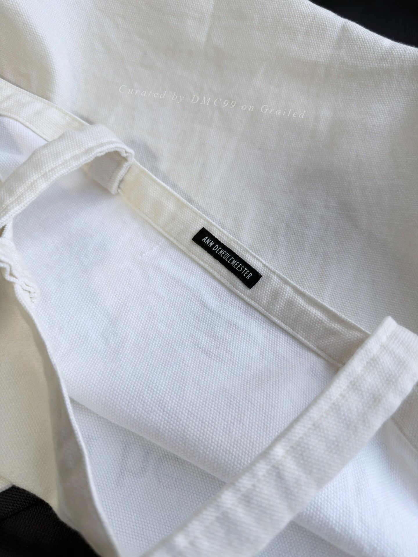 Ann Demeulemeester Ann Demeulemeester 16ss Poem Cotton Bag Size ONE SIZE - 4 Thumbnail