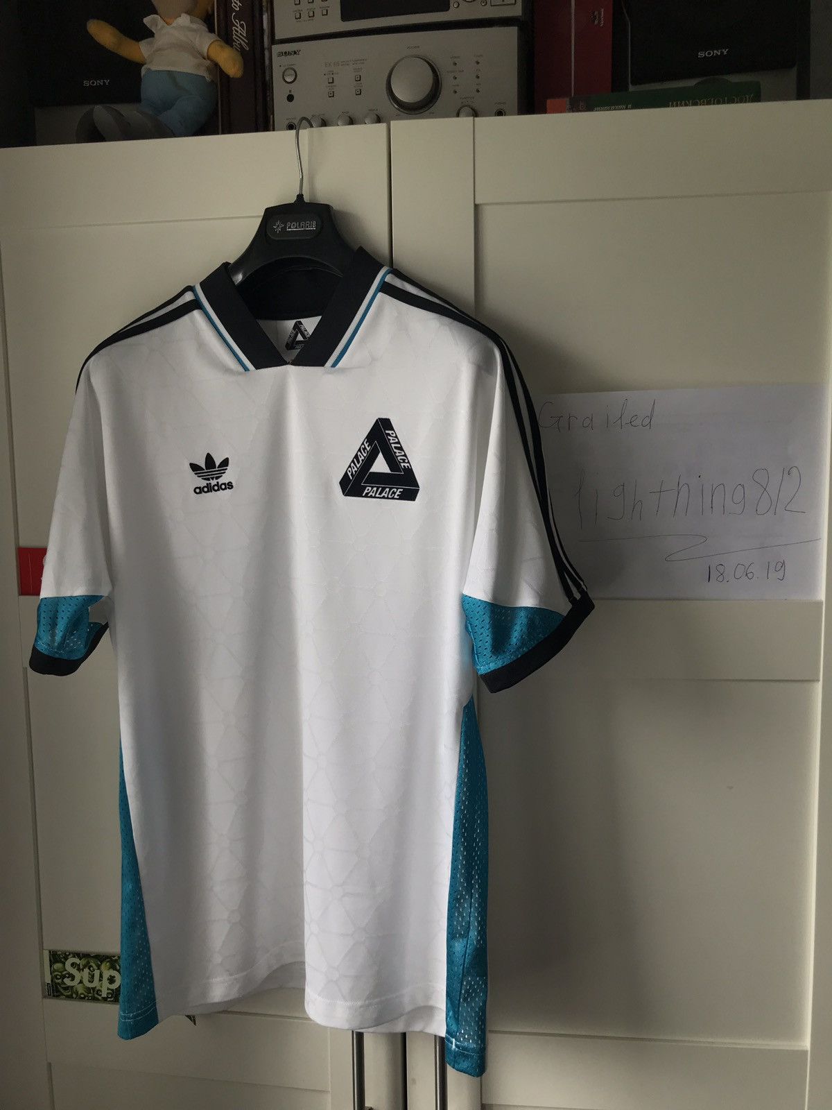 Adidas Palace SAMPLE Palace x Adidas soccer jersey 2015 Grailed