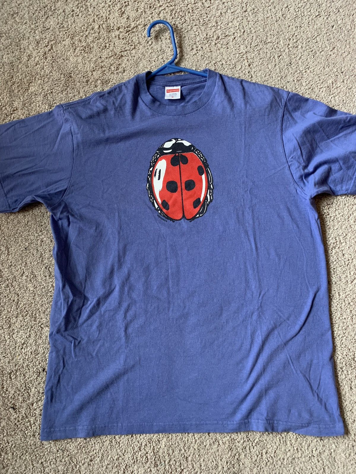 Tシャツ・カットソー Supreme Ladybug Tee WEEK 6 SS 18 Supreme Ladybug Tee White Men's - SS18 - US
