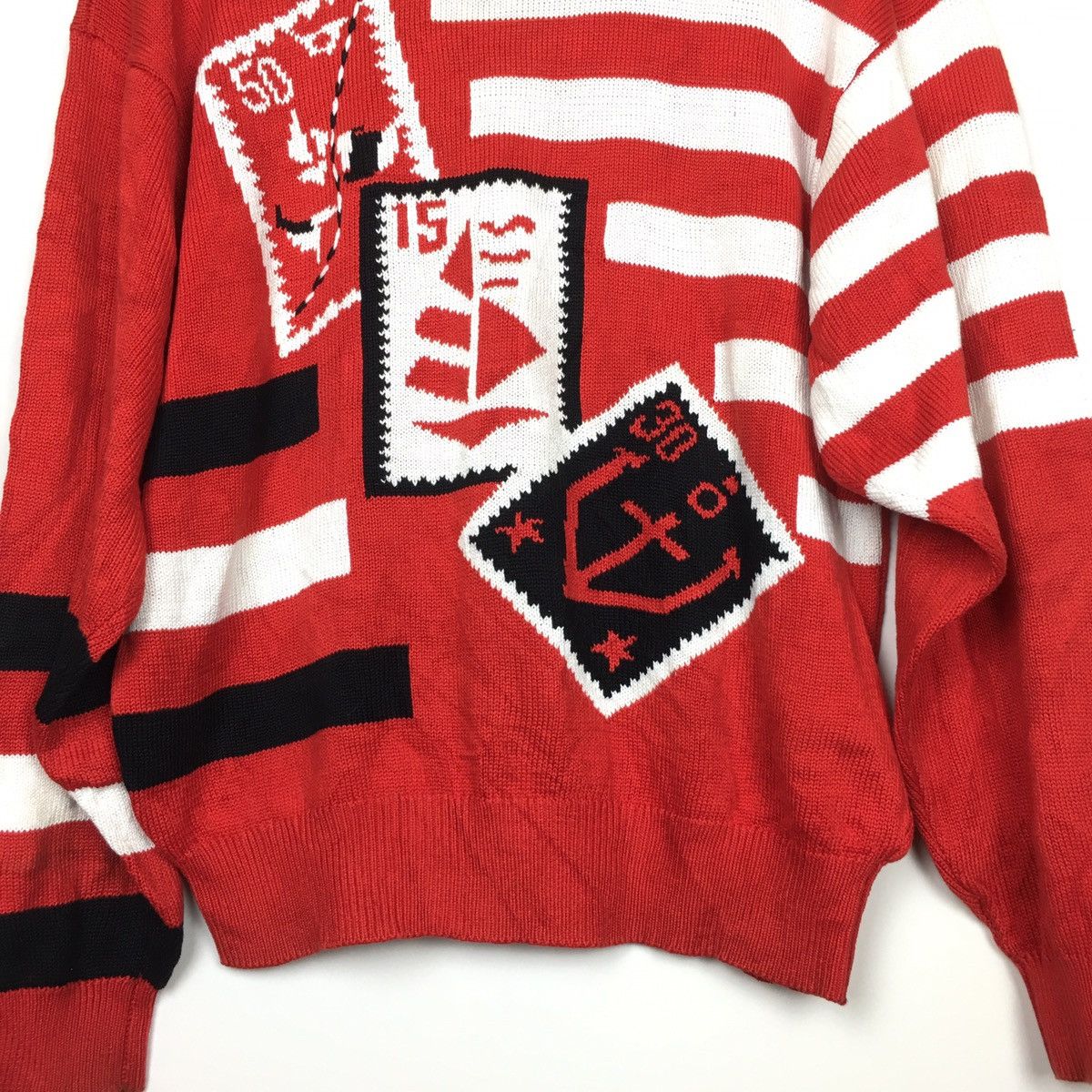 Japanese Brand × Vintage Dimaggio Trans-Image Knitted Sweater Size US M / EU 48-50 / 2 - 3 Thumbnail